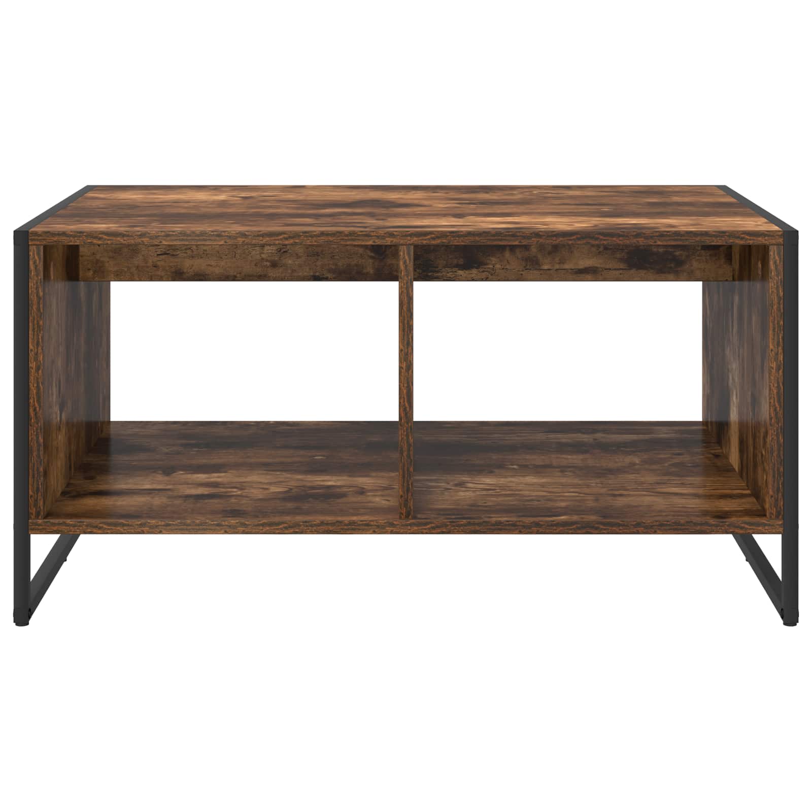 Table basse Chêne Fumé 80 x 50 x 40 cm Bois d'ingénierie - XIOS