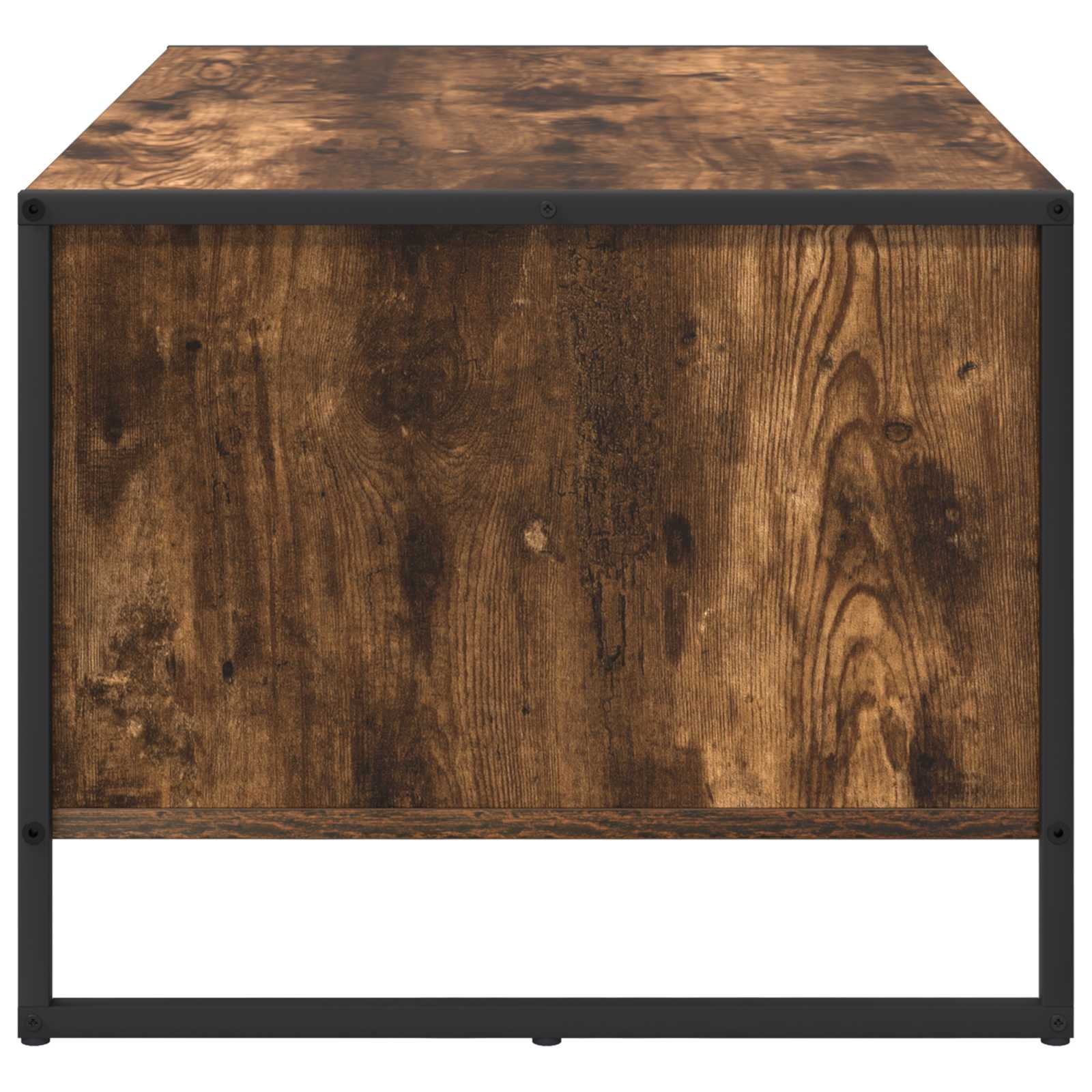 Table basse Chêne Fumé 80 x 50 x 40 cm Bois d'ingénierie - XIOS