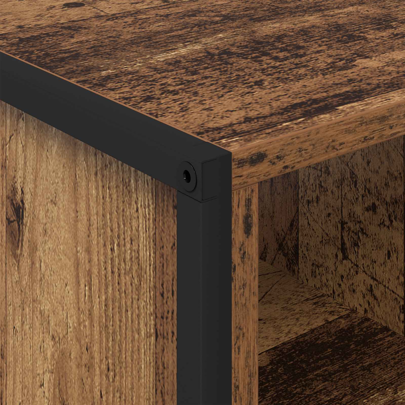 Table basse Bois Ancien 80 x 50 x 40 cm Bois d'ingénierie - XIOS