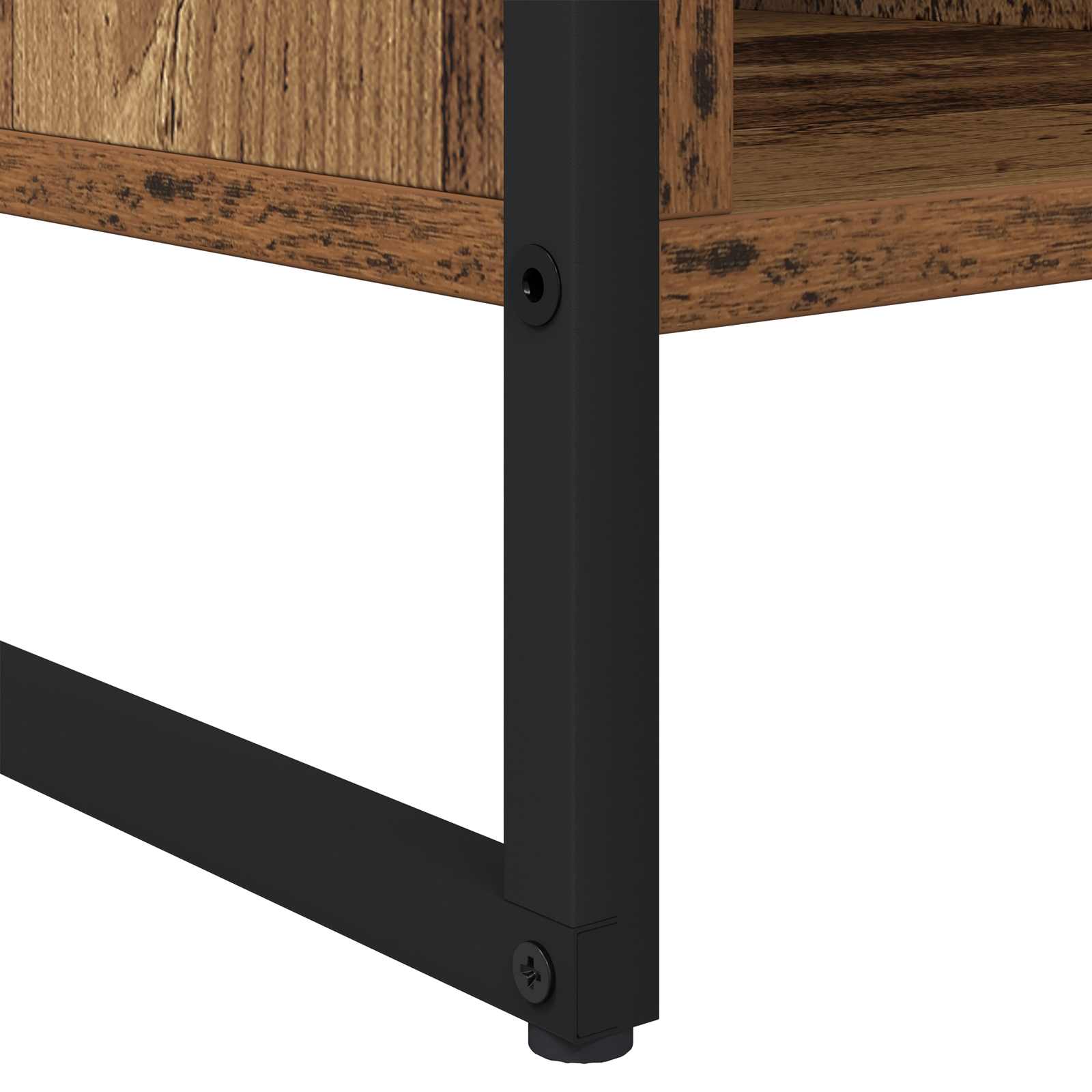 Table basse Bois Ancien 80 x 50 x 40 cm Bois d'ingénierie - XIOS