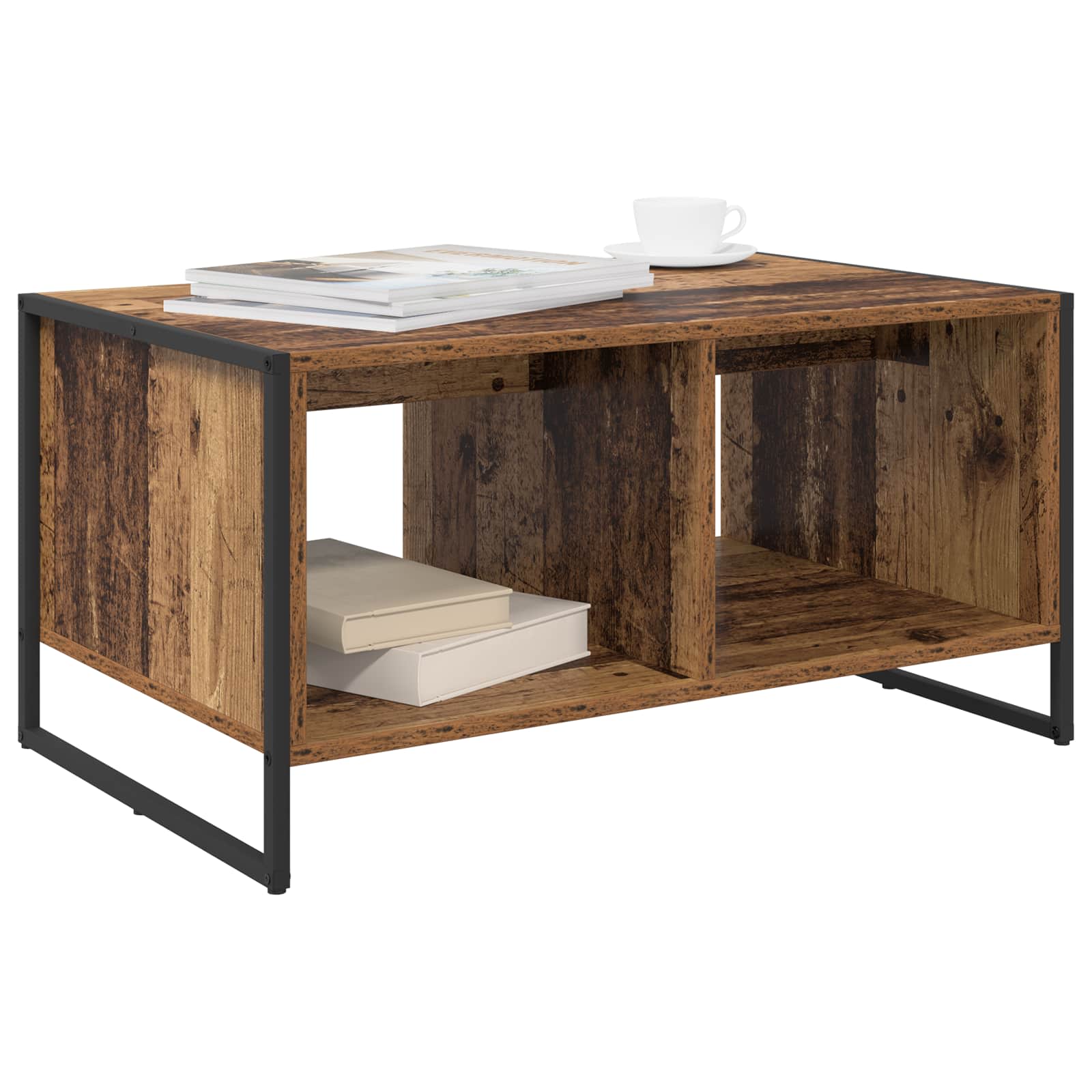 Table basse Bois Ancien 80 x 50 x 40 cm Bois d'ingénierie - XIOS