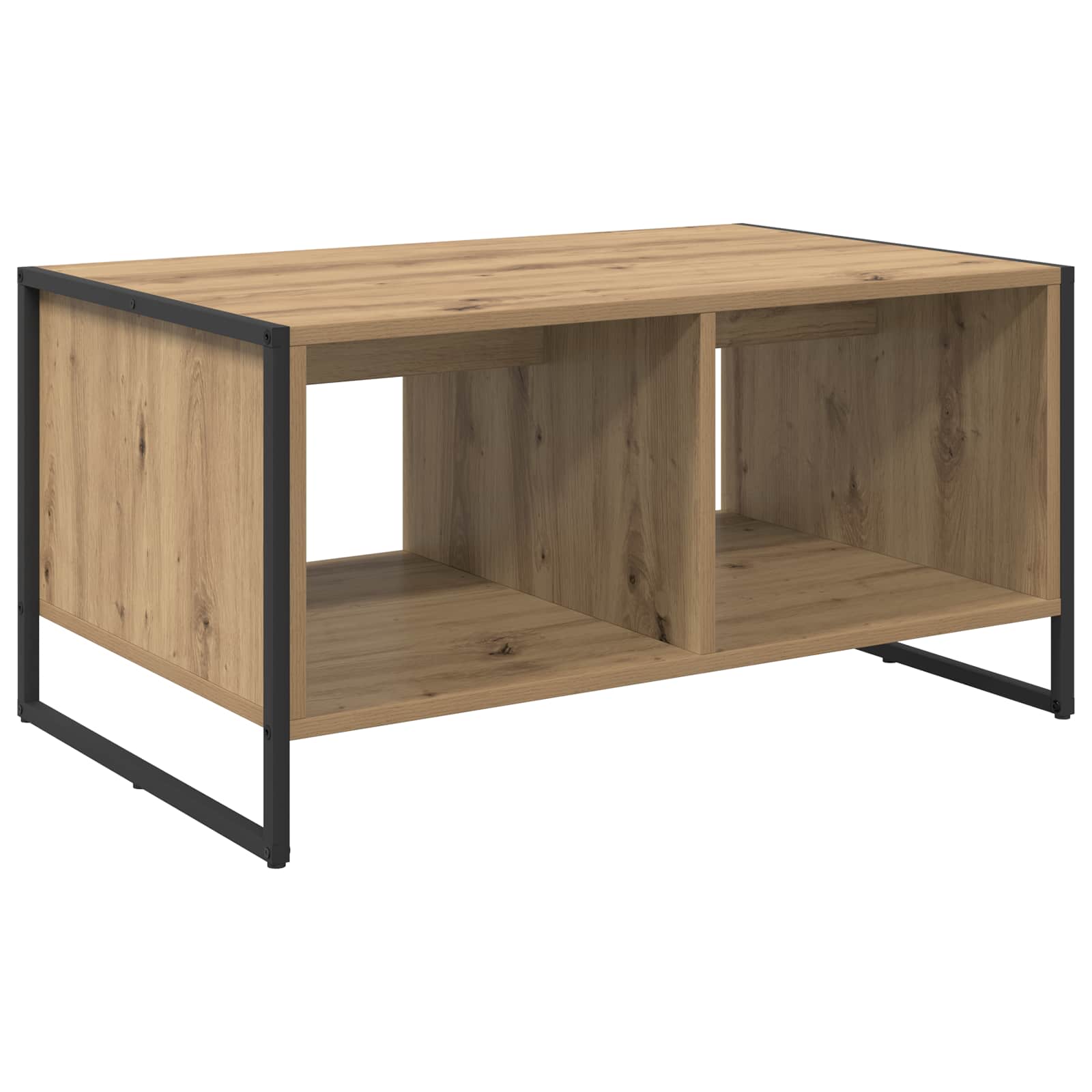 Table basse Chêne artisan 80 x 50 x 40 cm Bois d'ingénierie - XIOS