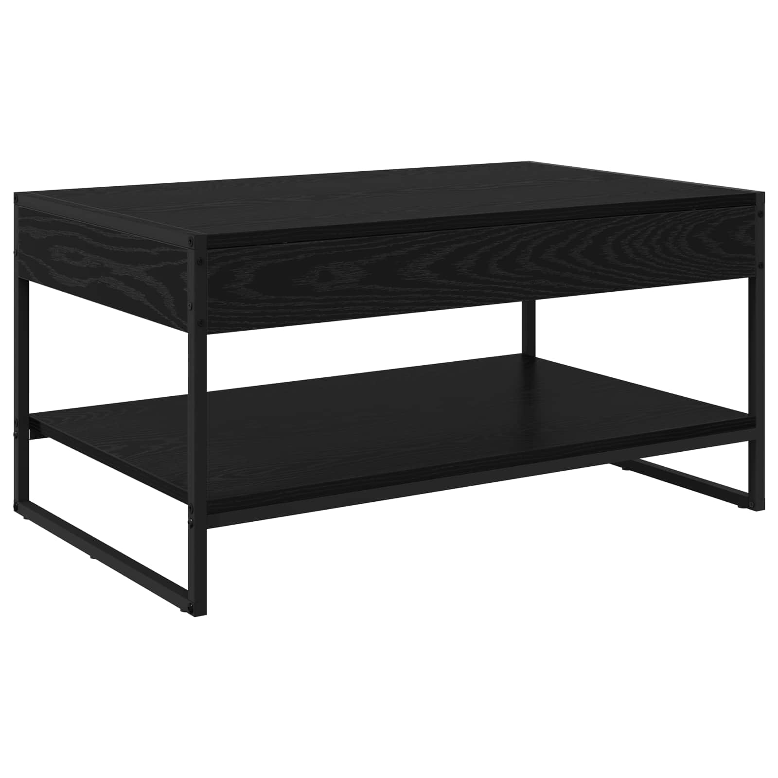 Table basse Chêne noir 80 x 50 x 40 cm Bois d'ingénierie - XIOS
