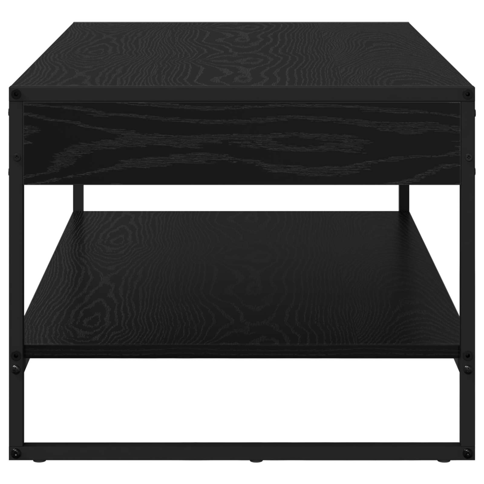 Table basse Chêne noir 80 x 50 x 40 cm Bois d'ingénierie - XIOS
