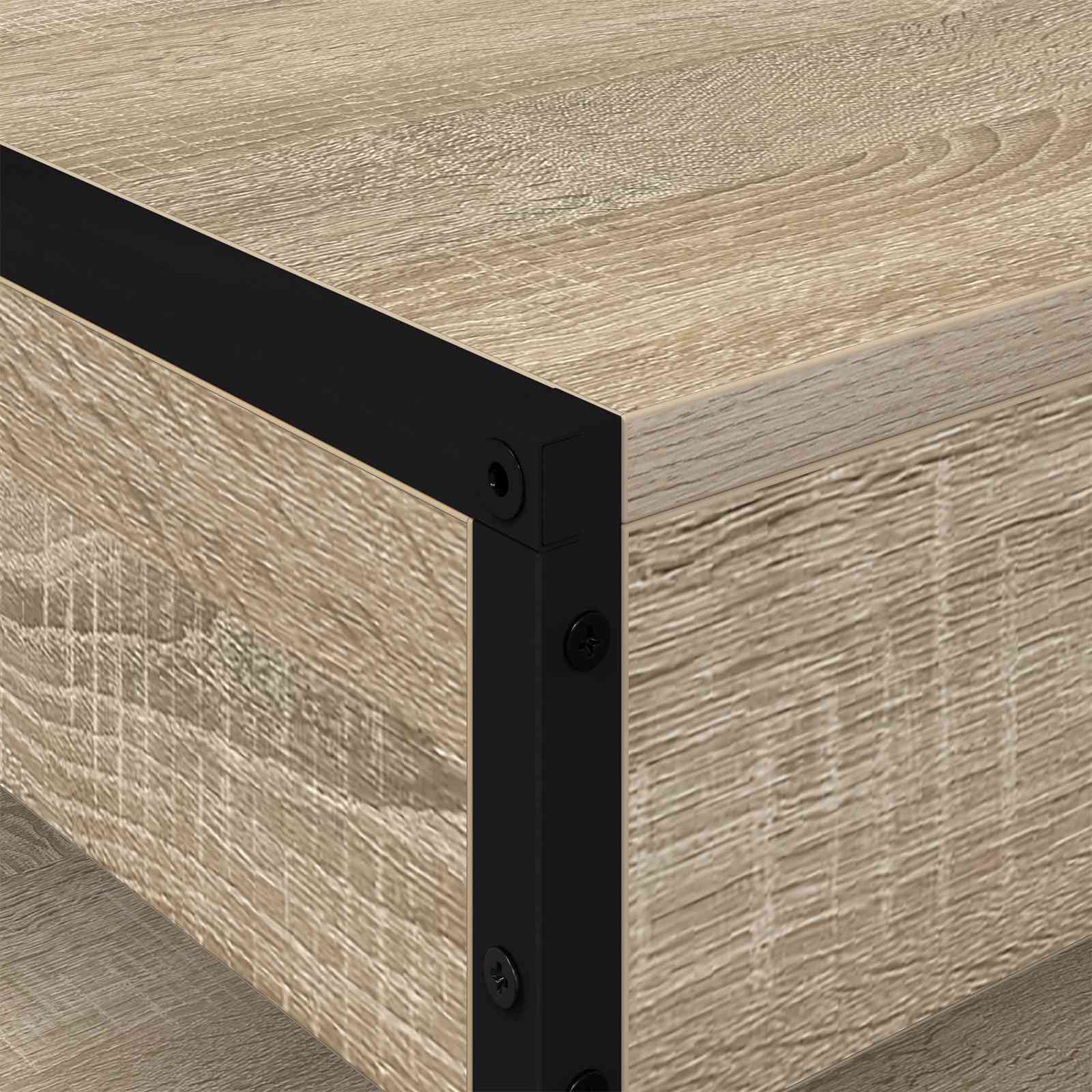 Table basse Sonoma 80 x 50 x 40 cm Bois d'ingénierie - XIOS