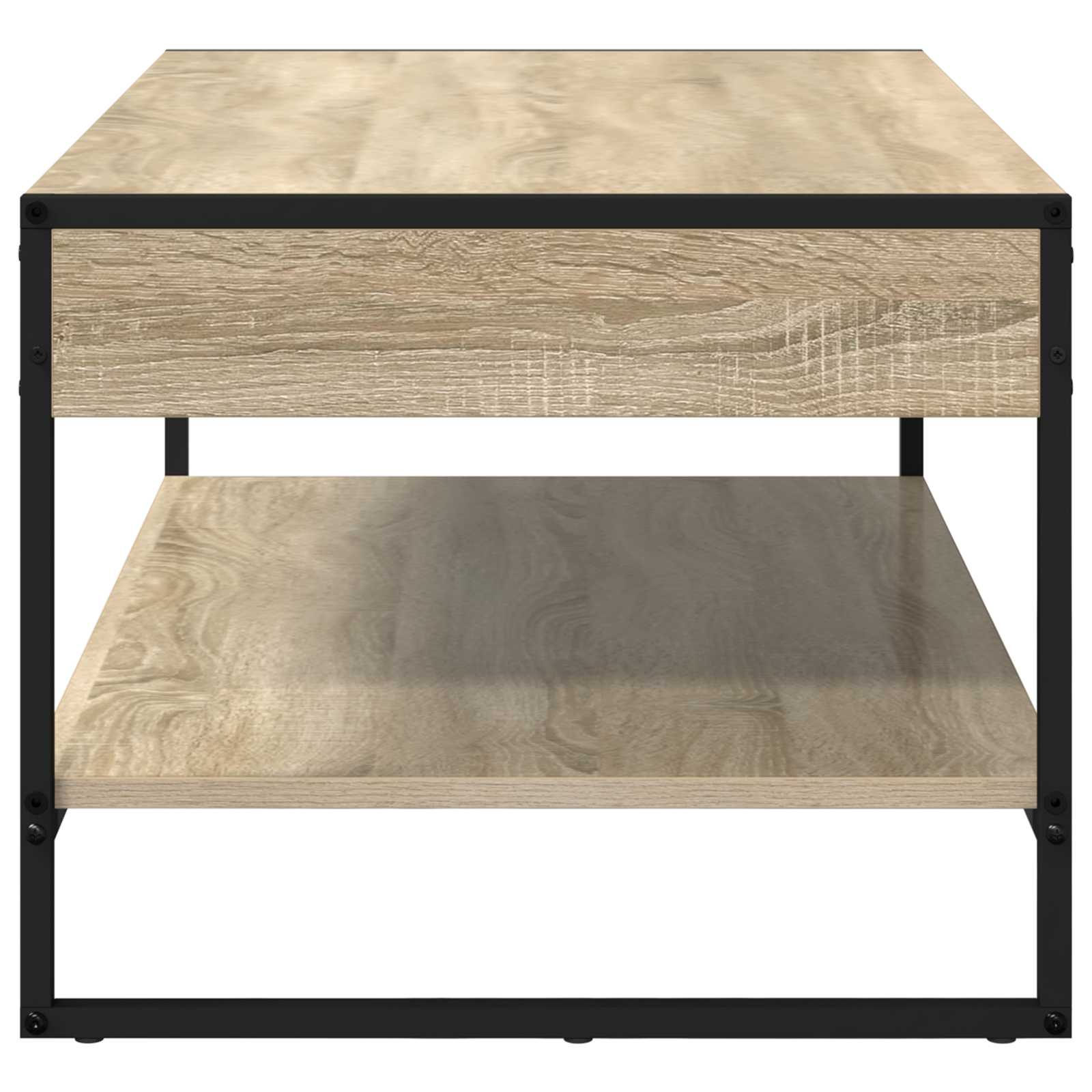Table basse Sonoma 80 x 50 x 40 cm Bois d'ingénierie - XIOS