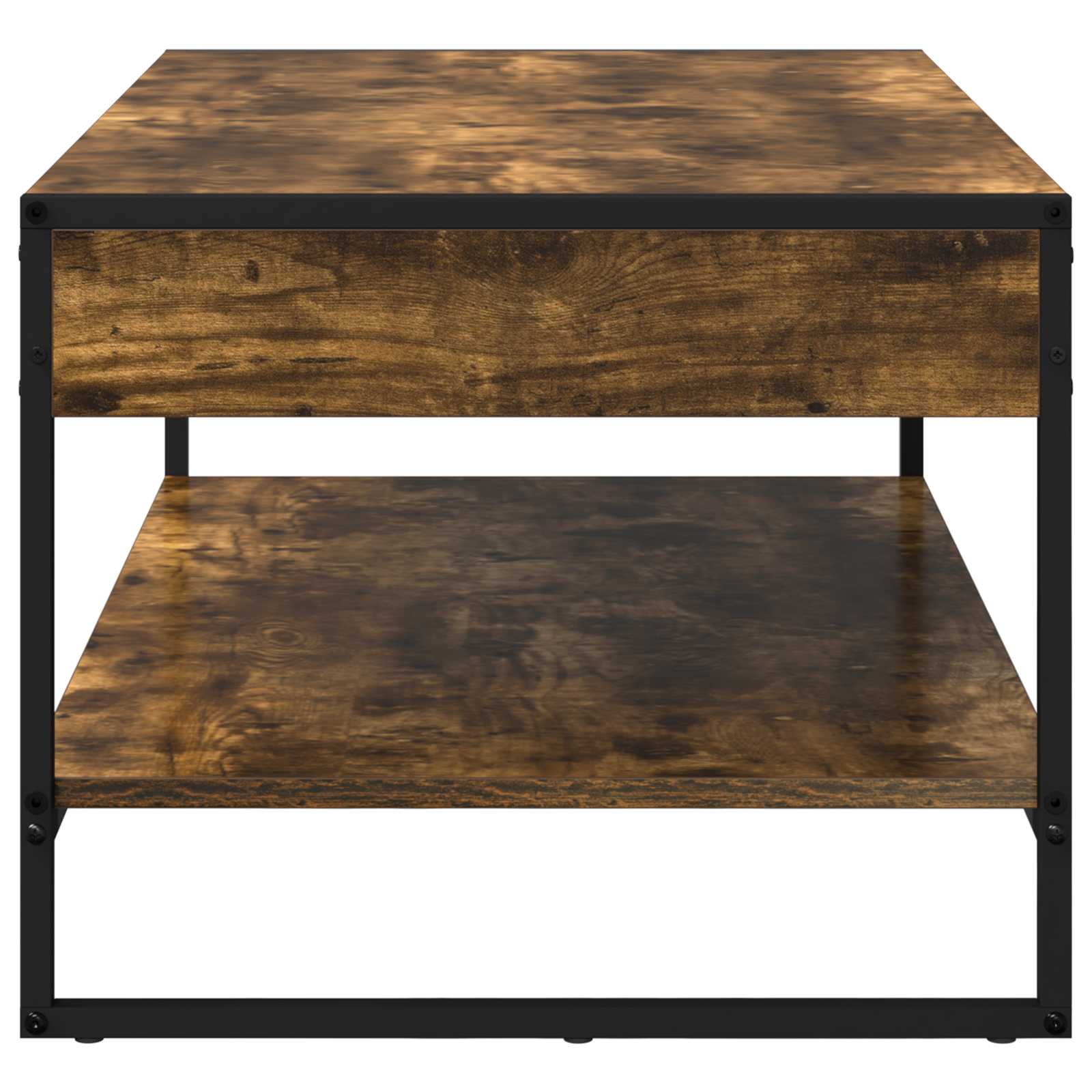 Table basse Chêne Fumé 80 x 50 x 40 cm Bois d'ingénierie - XIOS