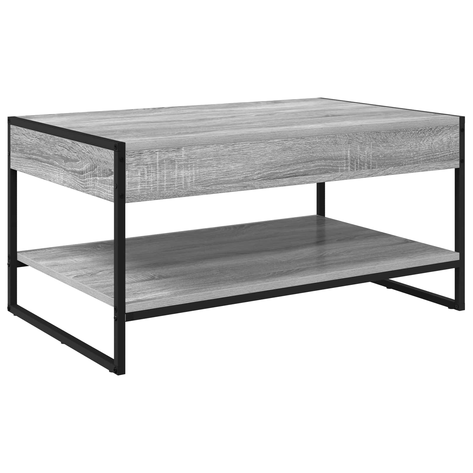 Table basse Gris Sonoma 80 x 50 x 40 cm Bois d'ingénierie - XIOS