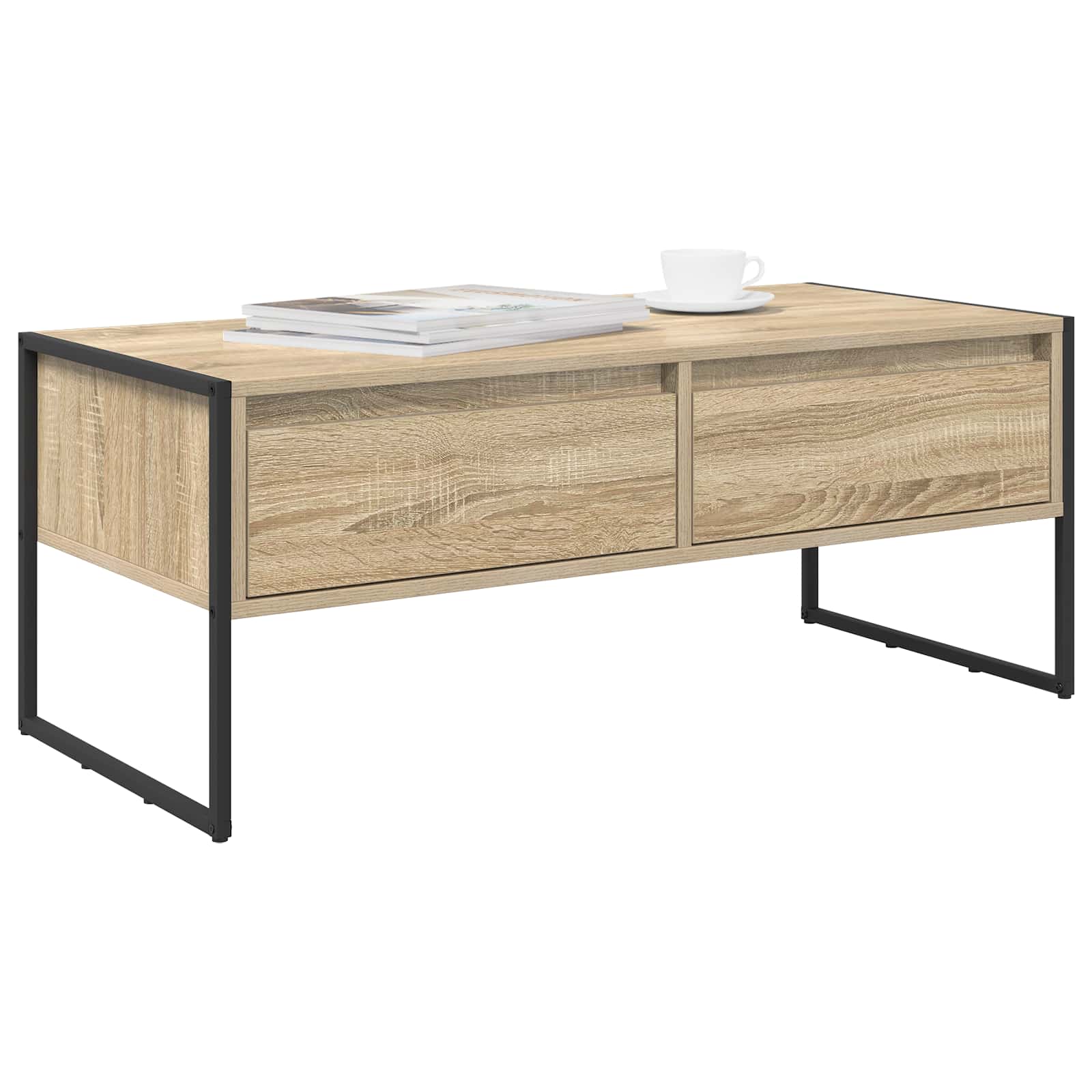 Table basse Sonoma 100 x 46 x 40 cm Bois d'ingénierie - XIOS