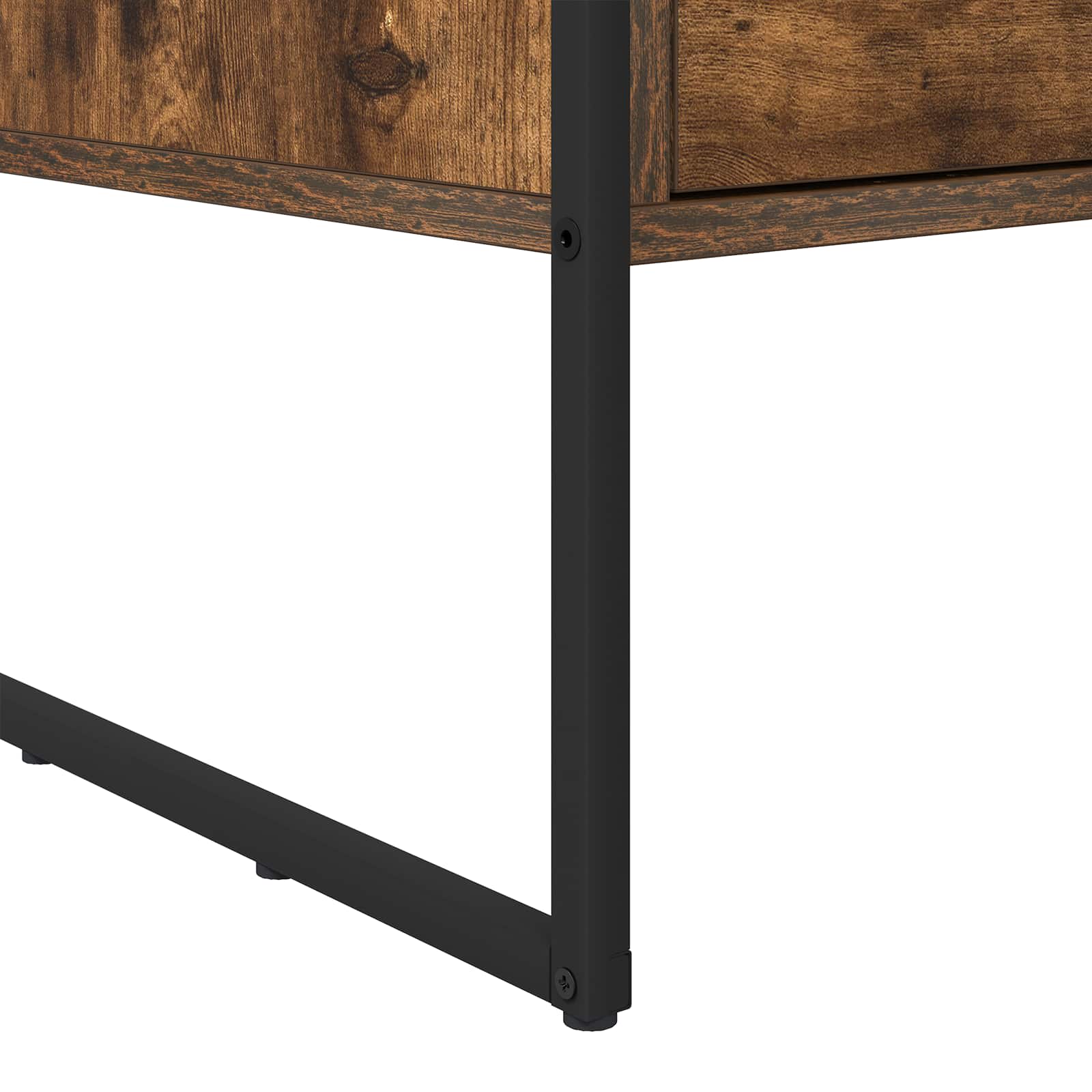 Table basse Chêne Fumé 100 x 46 x 40 cm Bois d'ingénierie - XIOS