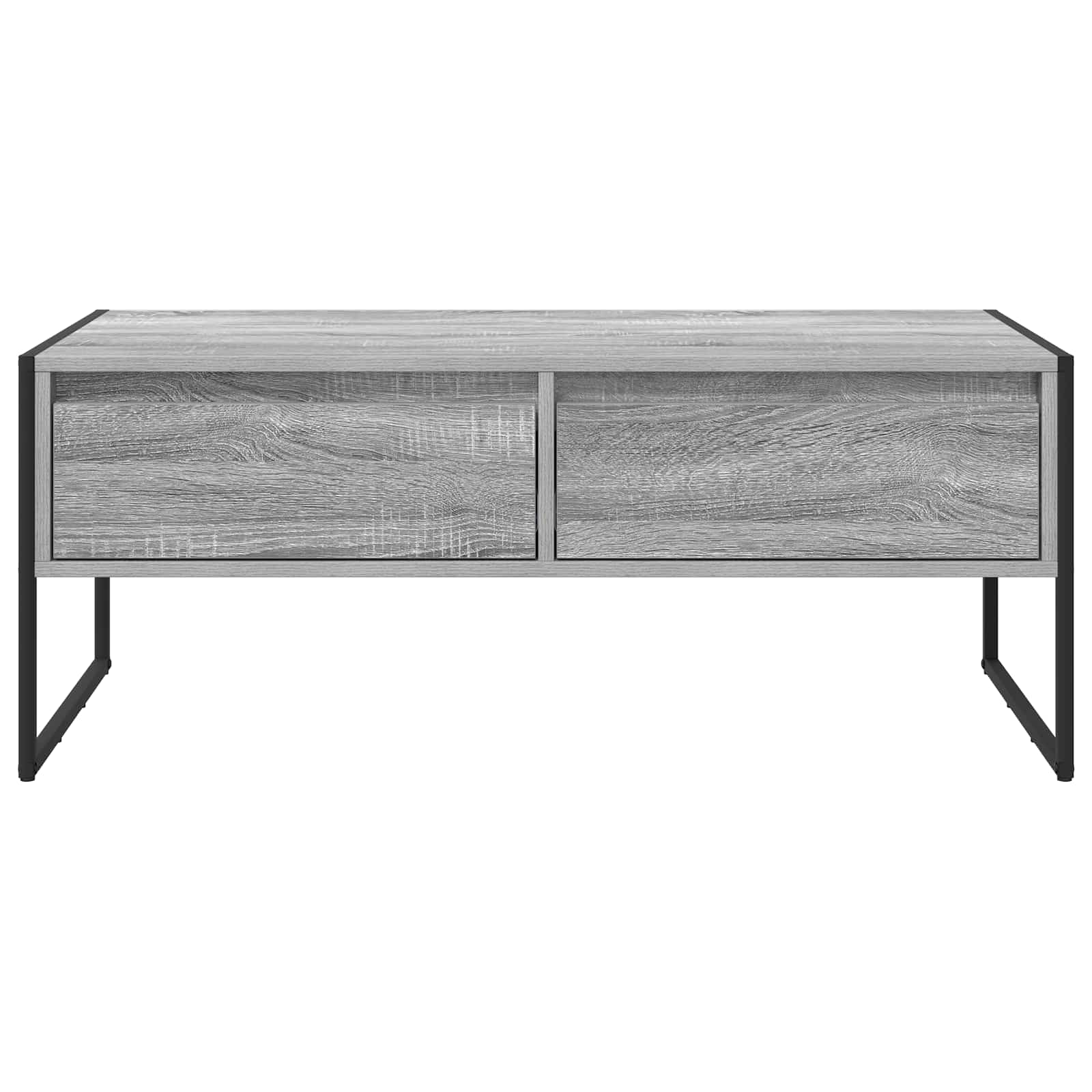 Table basse Gris Sonoma 100 x 46 x 40 cm Bois d'ingénierie - XIOS