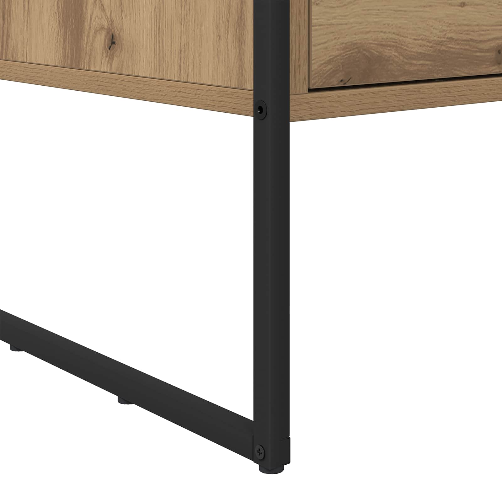 Table basse Chêne artisan 100 x 46 x 40 cm Bois d'ingénierie - XIOS