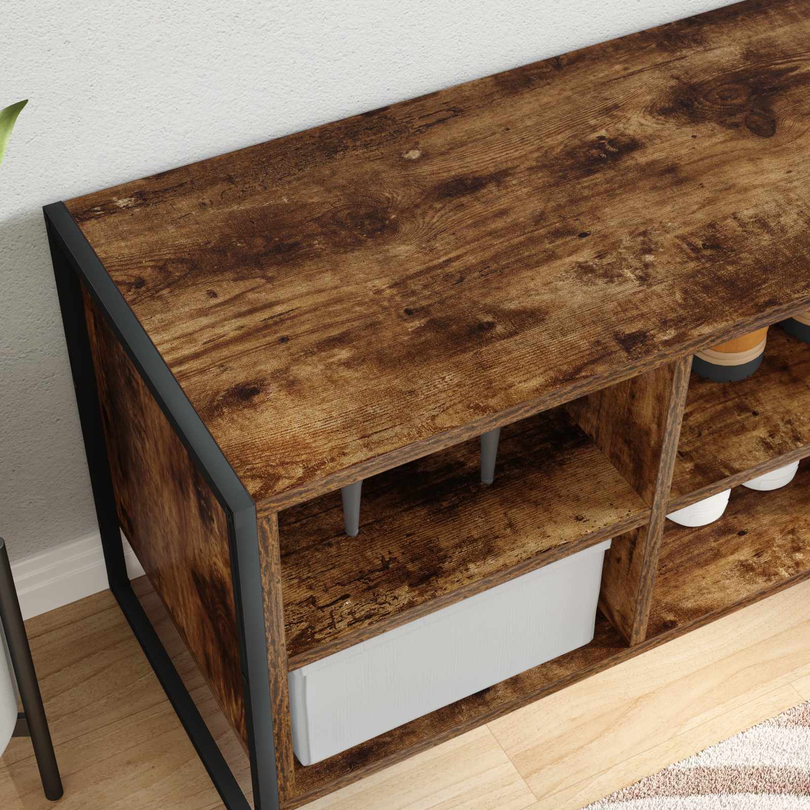 Cabinet à chaussures 60 x 35 x 44 cm Bois d'ingénierie - XIOS