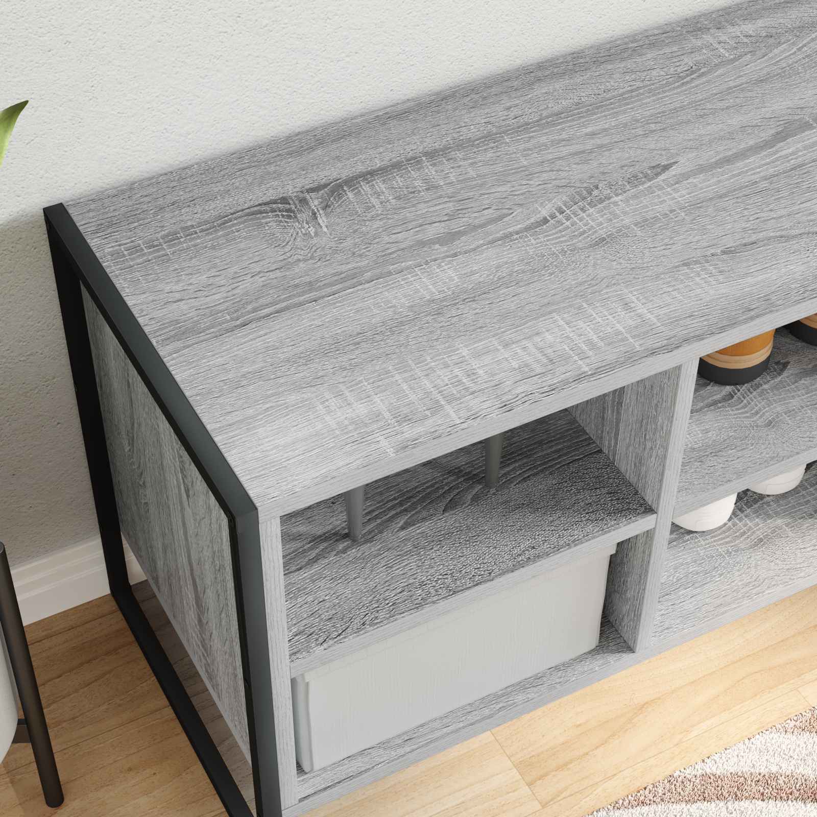 Cabinet à chaussures 60 x 35 x 44 cm Bois d'ingénierie - XIOS