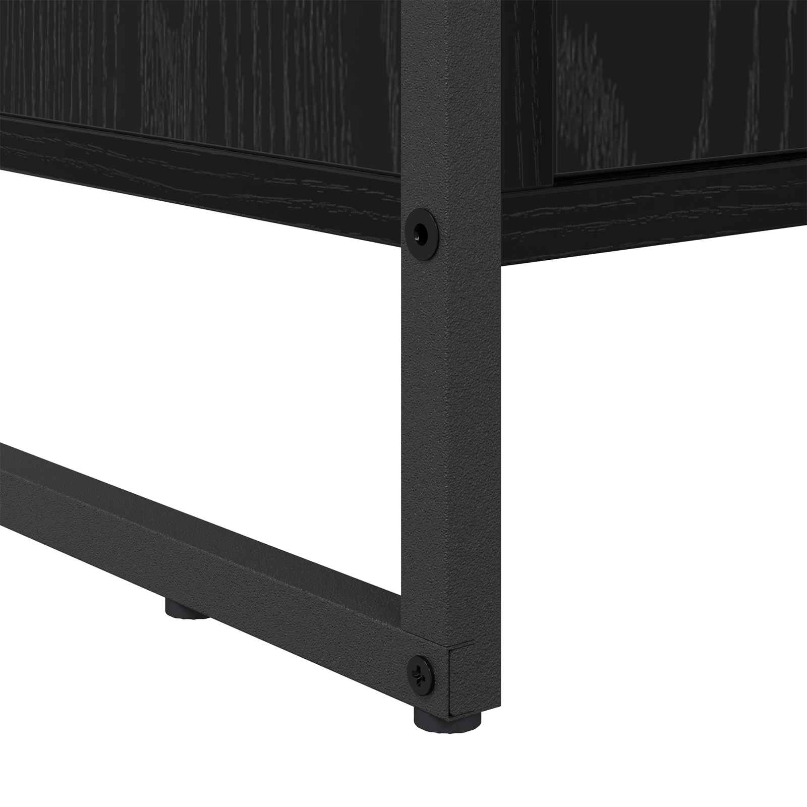 Cabinet à chaussures avec stockage Chêne noir 79 x 36 x 100 cm - XIOS