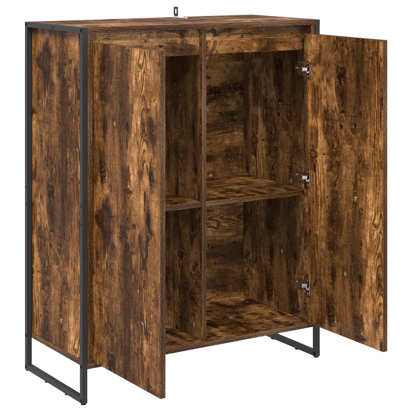 Cabinet à chaussures avec stockage Chêne Fumé 79 x 36 x 100 cm - XIOS