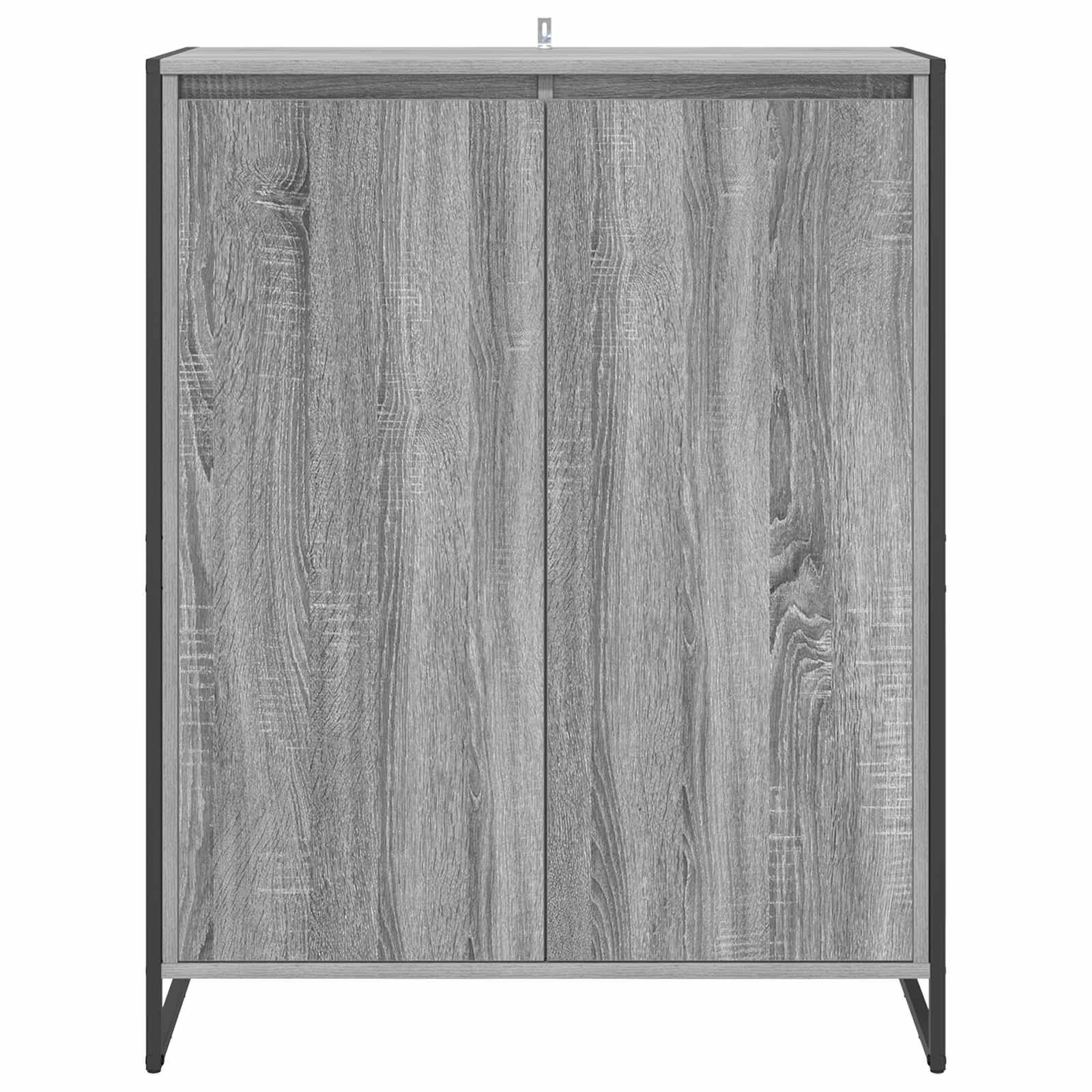 Cabinet à chaussures avec stockage Gris Sonoma 79 x 36 x 100 cm - XIOS