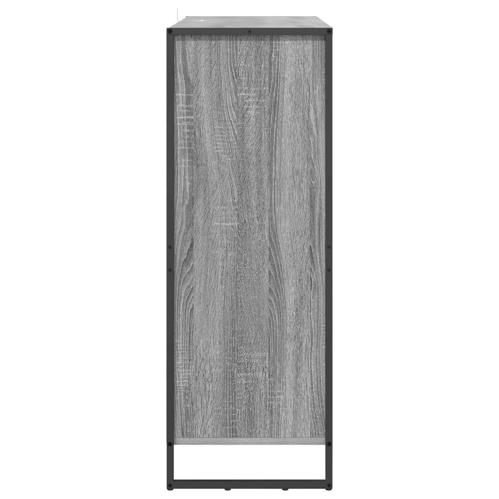 Cabinet à chaussures avec stockage Gris Sonoma 79 x 36 x 100 cm - XIOS