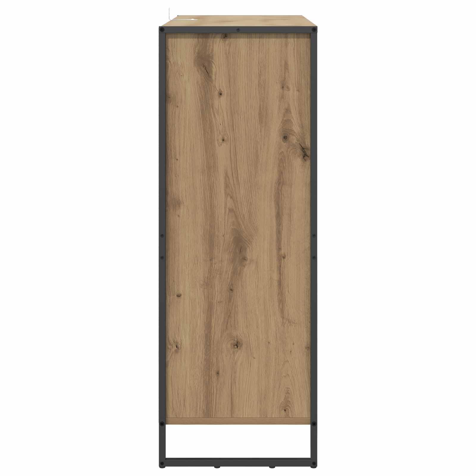 Cabinet à chaussures avec porte Chêne artisan 79 x 36 x 100 cm - XIOS