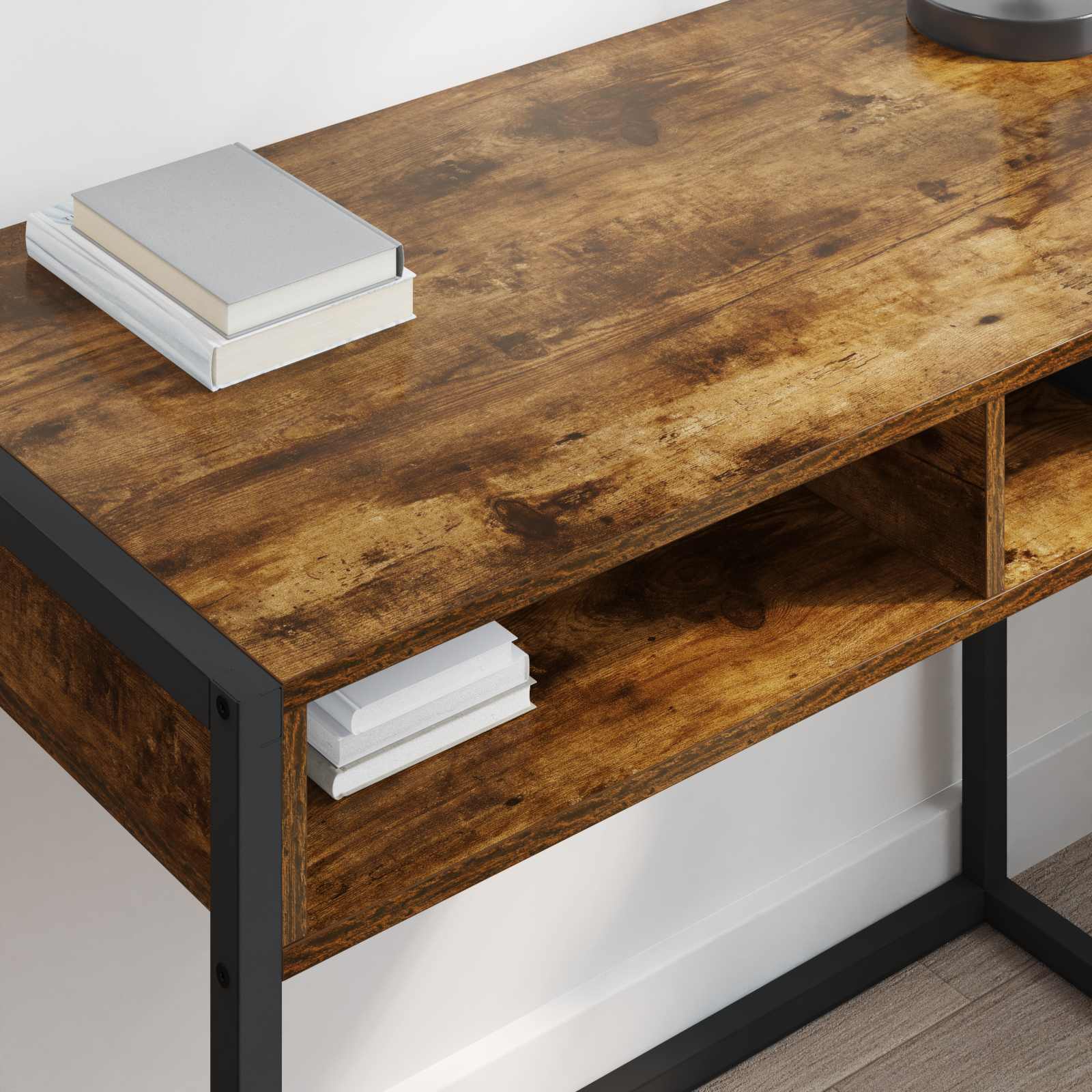 Bureau Chêne Fumé 100 x 50 x 75 cm Bois d'ingénierie - XIOS