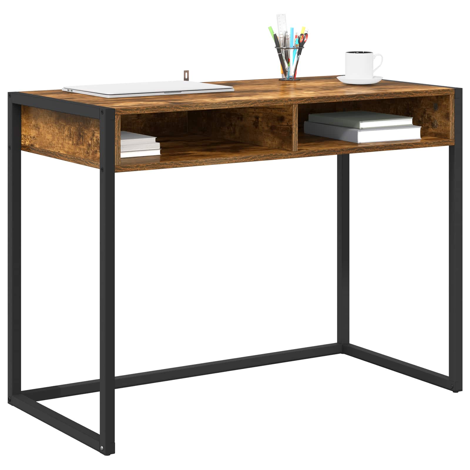 Bureau Chêne Fumé 100 x 50 x 75 cm Bois d'ingénierie - XIOS
