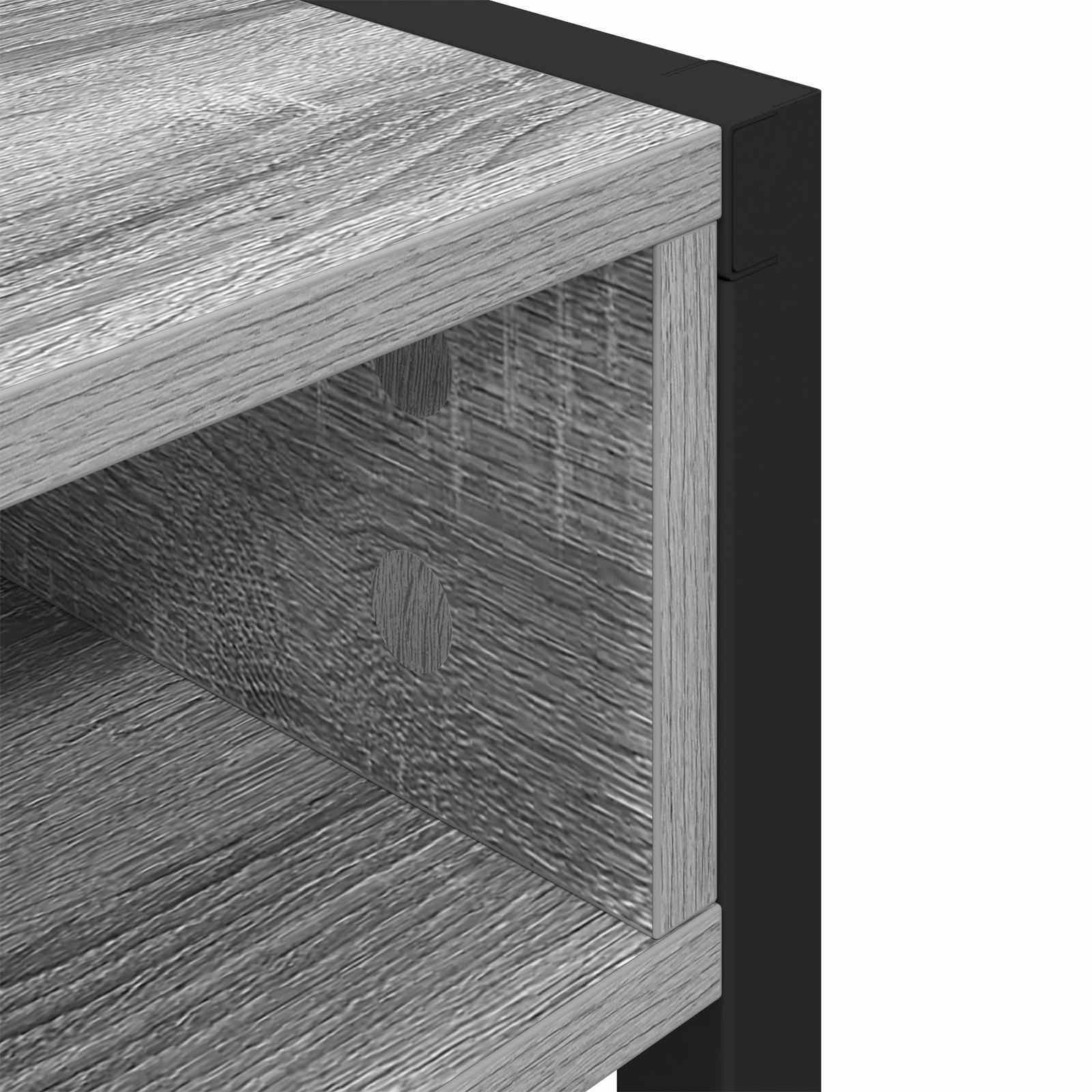 Bureau Gris Sonoma 100 x 50 x 75 cm Bois d'ingénierie - XIOS