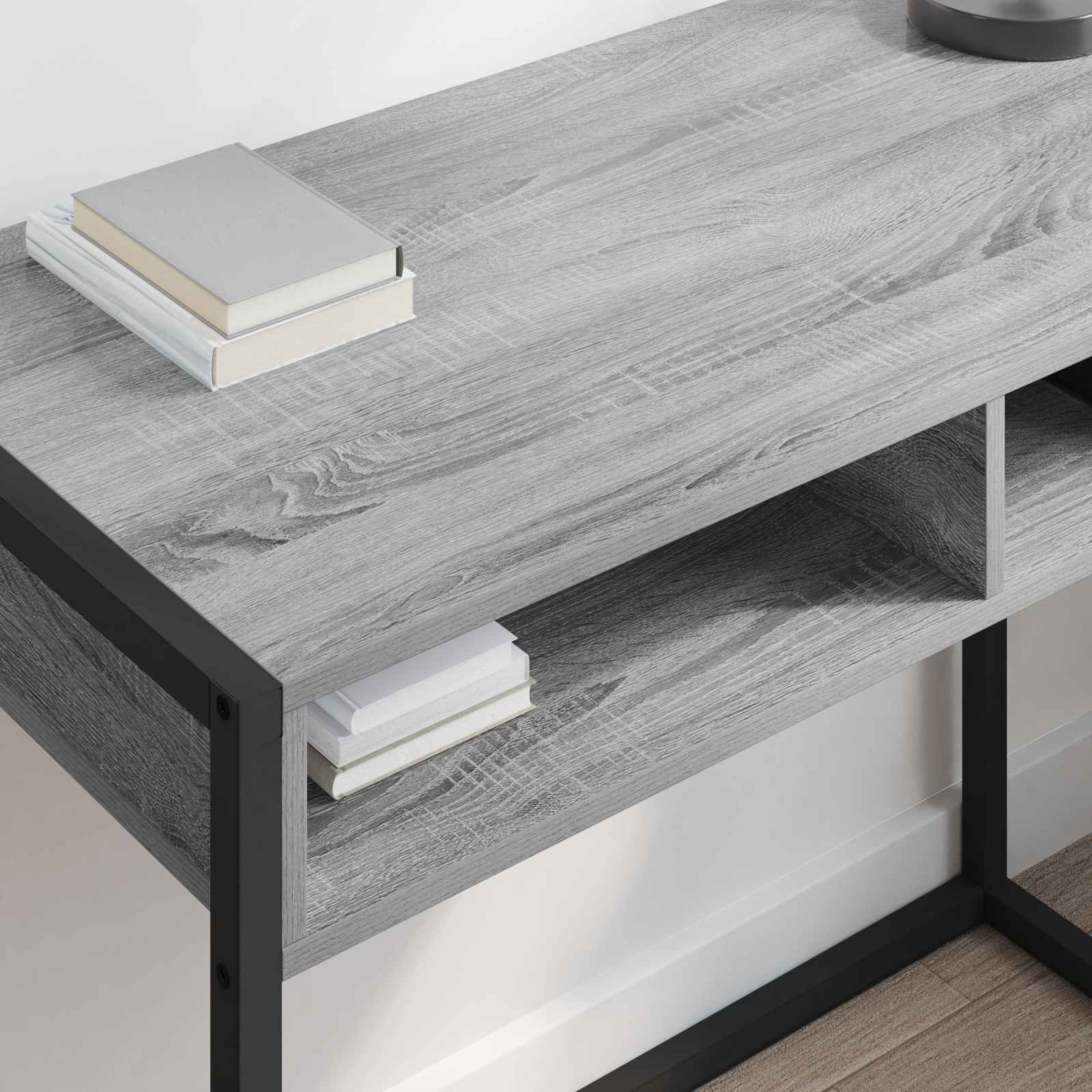 Bureau Gris Sonoma 100 x 50 x 75 cm Bois d'ingénierie - XIOS