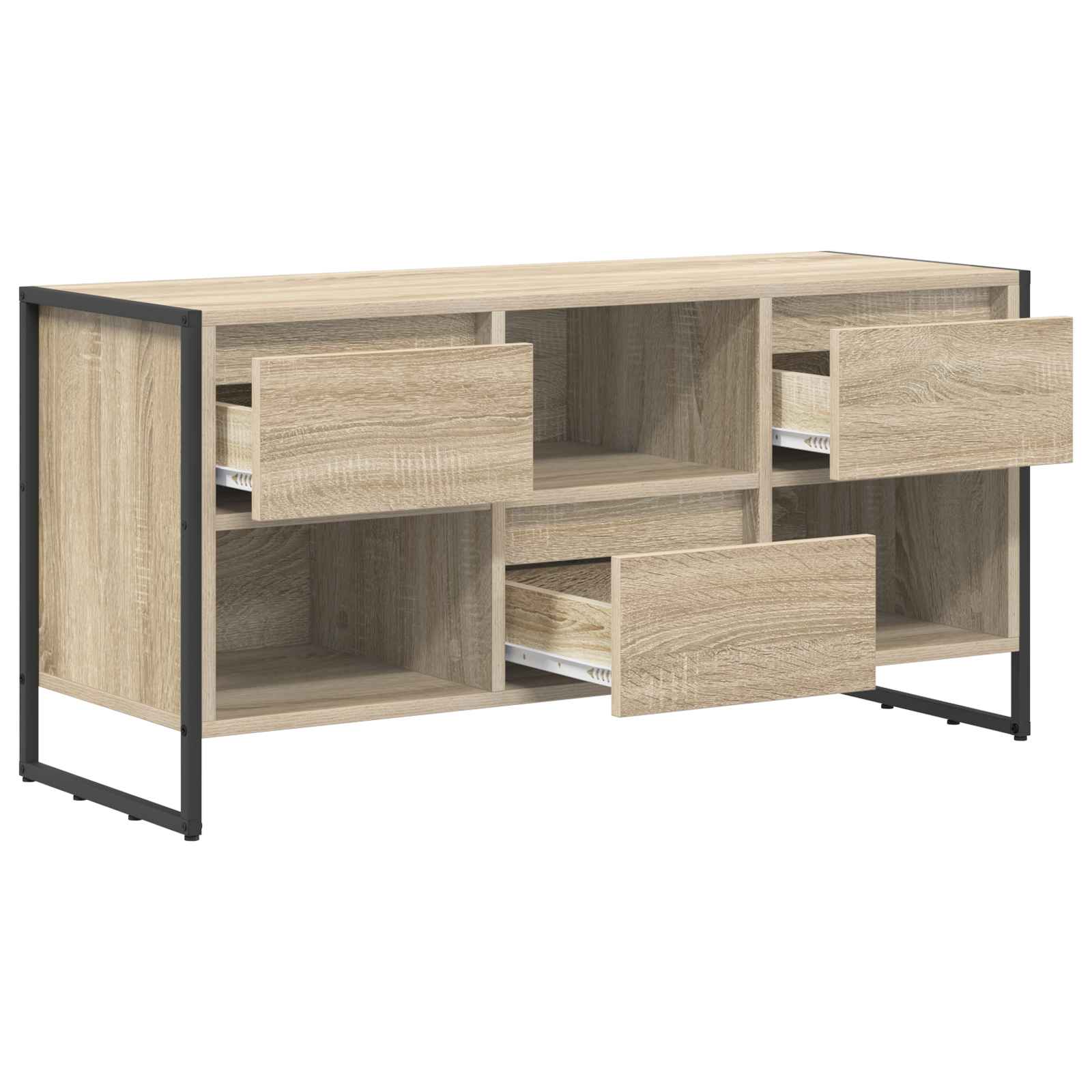 Meuble TV Sonoma 100 x 36 x 49,5 cm Bois d'ingénierie - XIOS