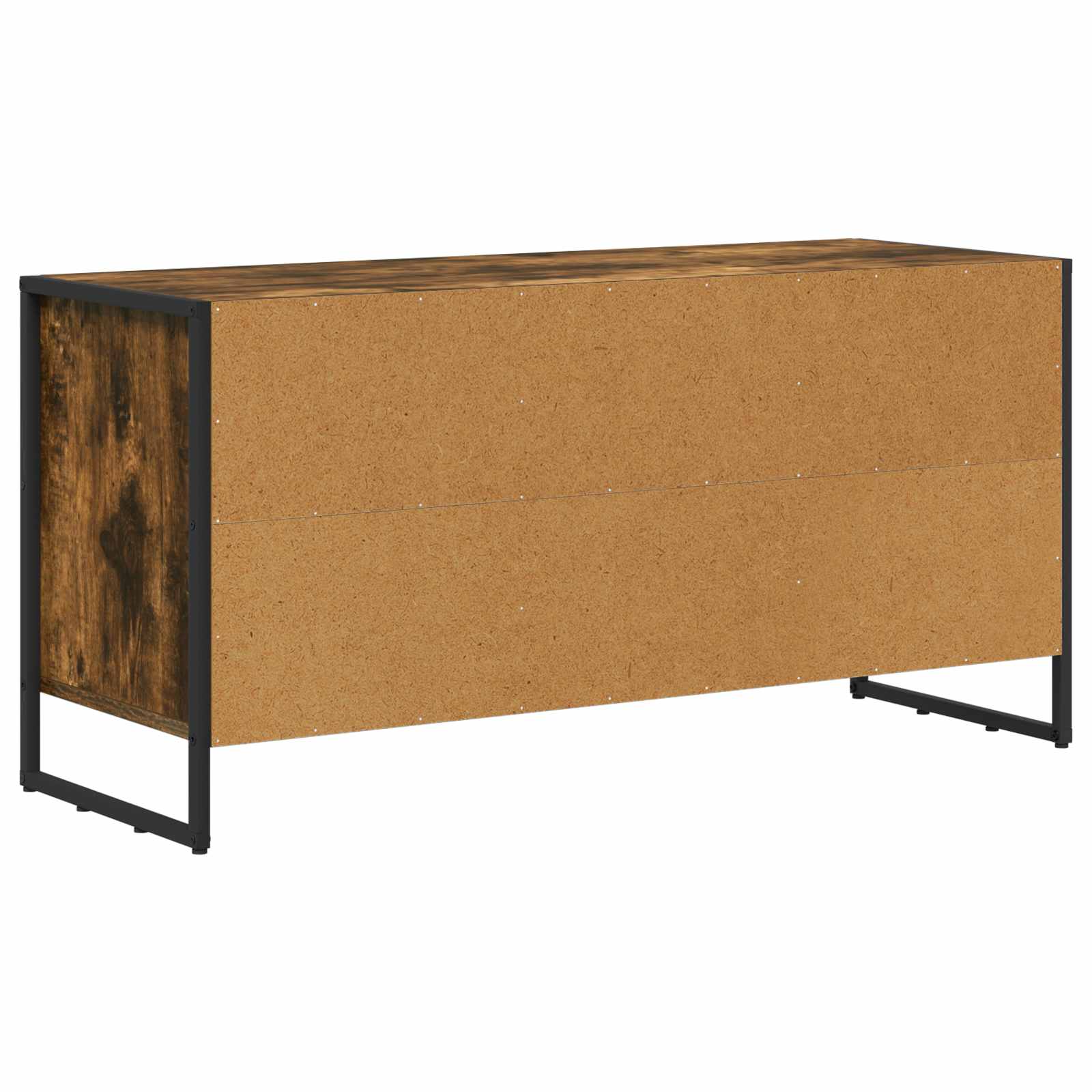 Meuble TV Chêne Fumé 100 x 36 x 49,5 cm Bois d'ingénierie - XIOS