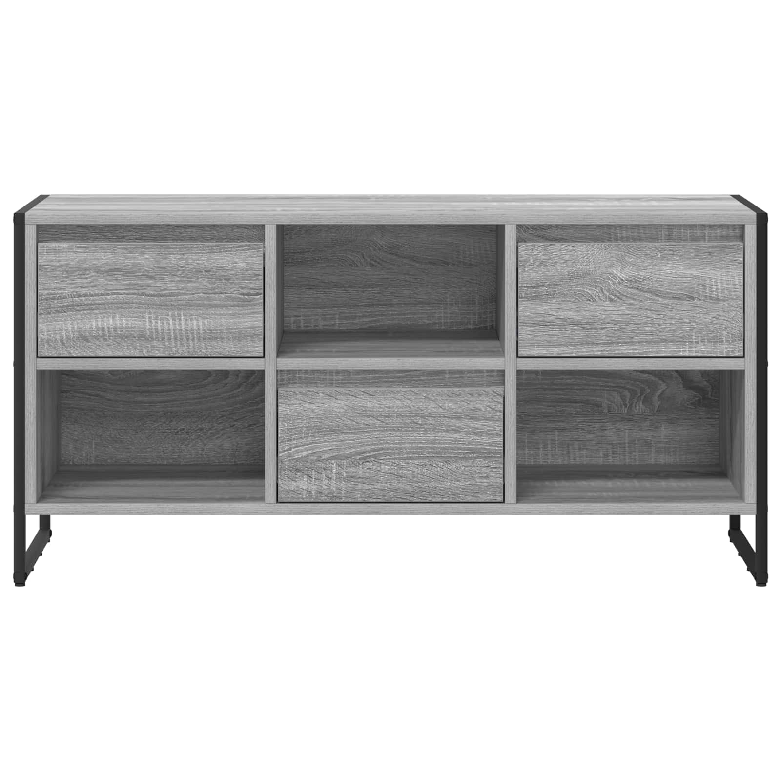 Meuble TV Gris Sonoma 100 x 36 x 49,5 cm Bois d'ingénierie - XIOS