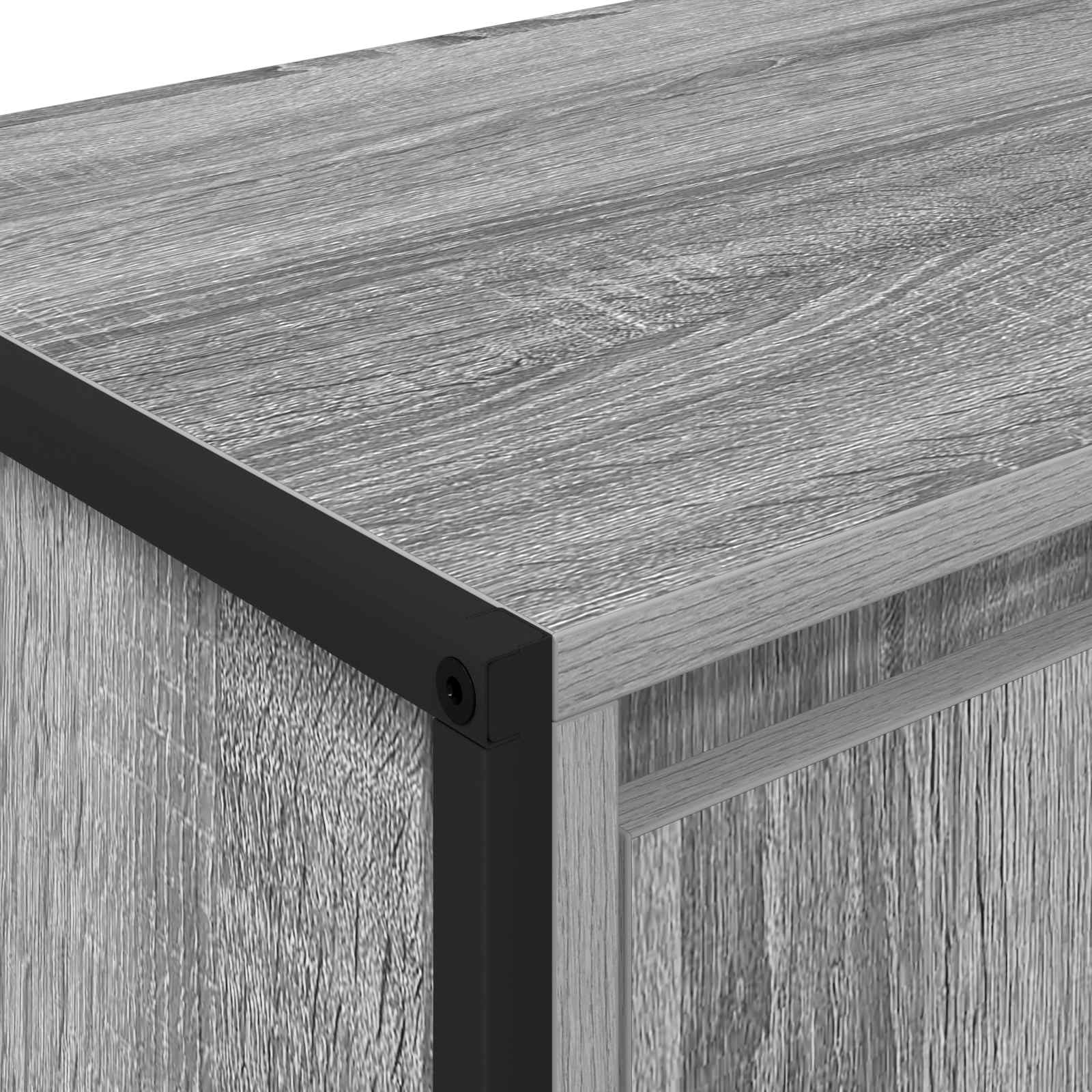 Meuble TV Gris Sonoma 140 x 36 x 49.5 cm Bois d'ingénierie - XIOS
