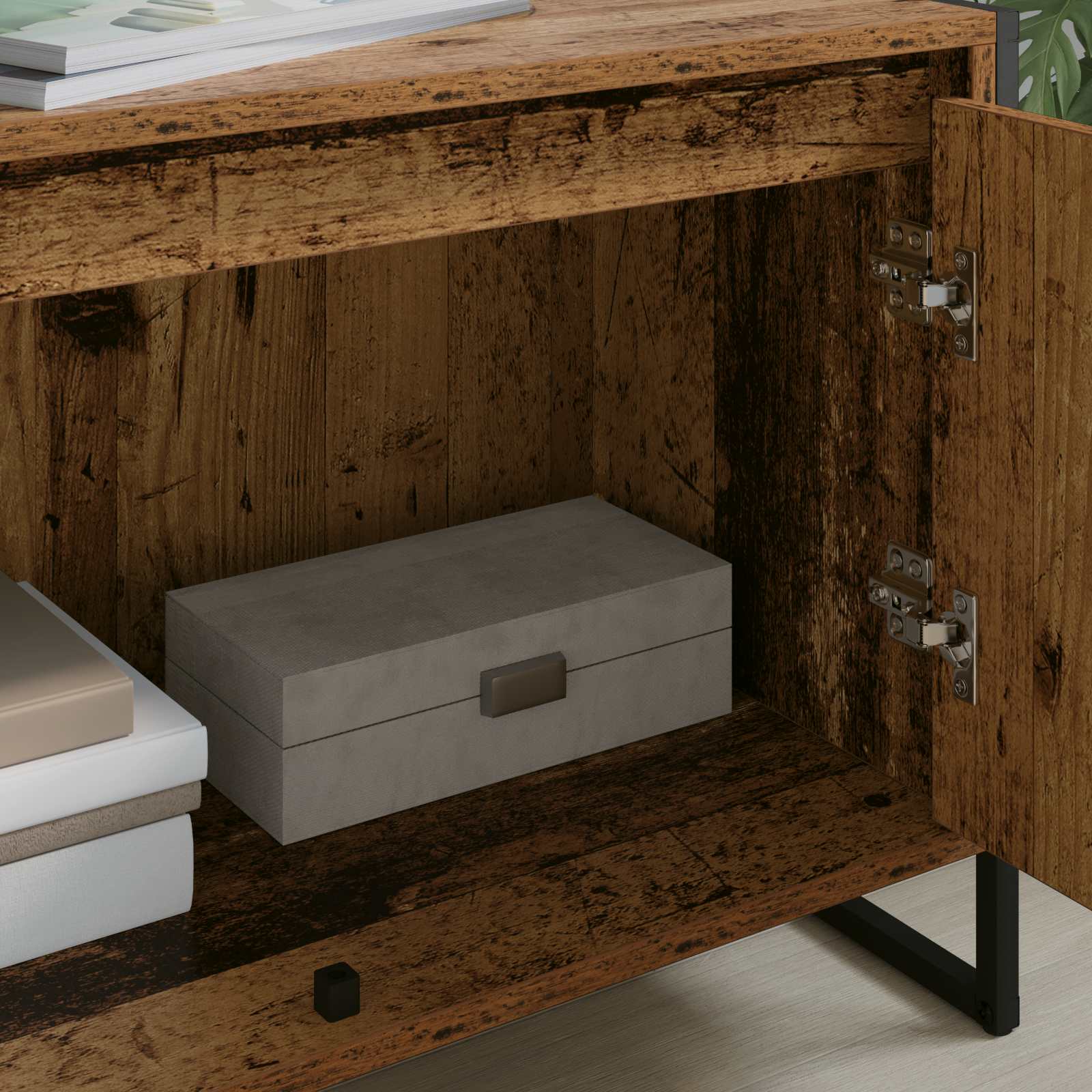 Meuble TV Bois Ancien 140 x 36 x 49.5 cm Bois d'ingénierie - XIOS
