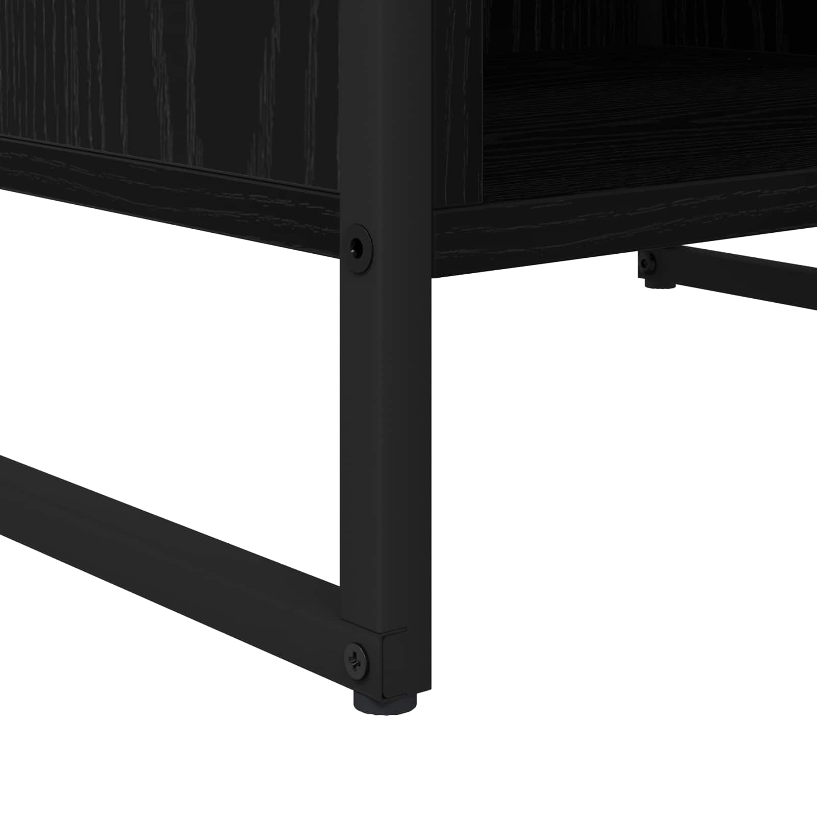 Meuble TV Chêne noir 170,5 x 36 x 30,5 cm Bois d'ingénierie - XIOS