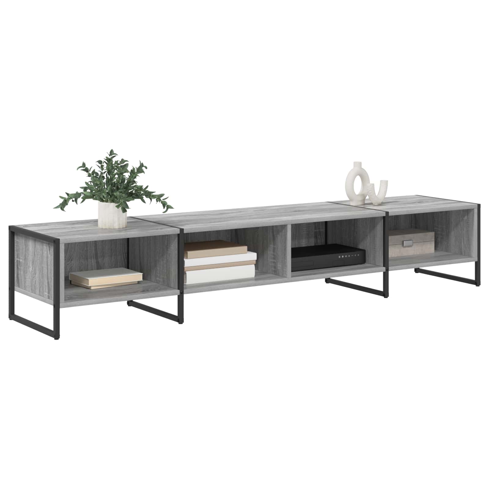 Meuble TV Gris Sonoma 170,5 x 36 x 30,5 cm Bois d'ingénierie - XIOS