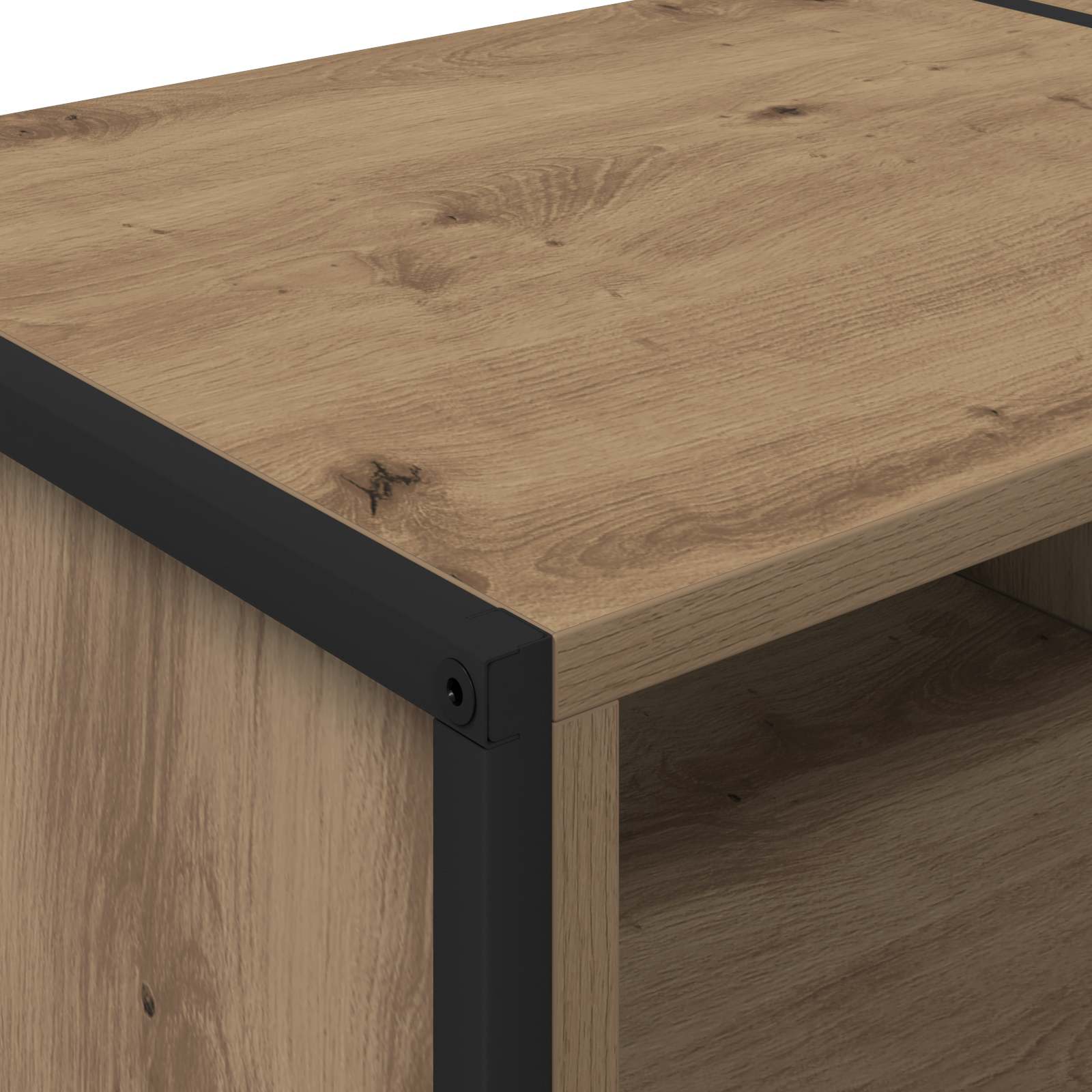 Meuble TV Chêne artisan 170,5 x 36 x 30,5 cm Bois d'ingénierie - XIOS