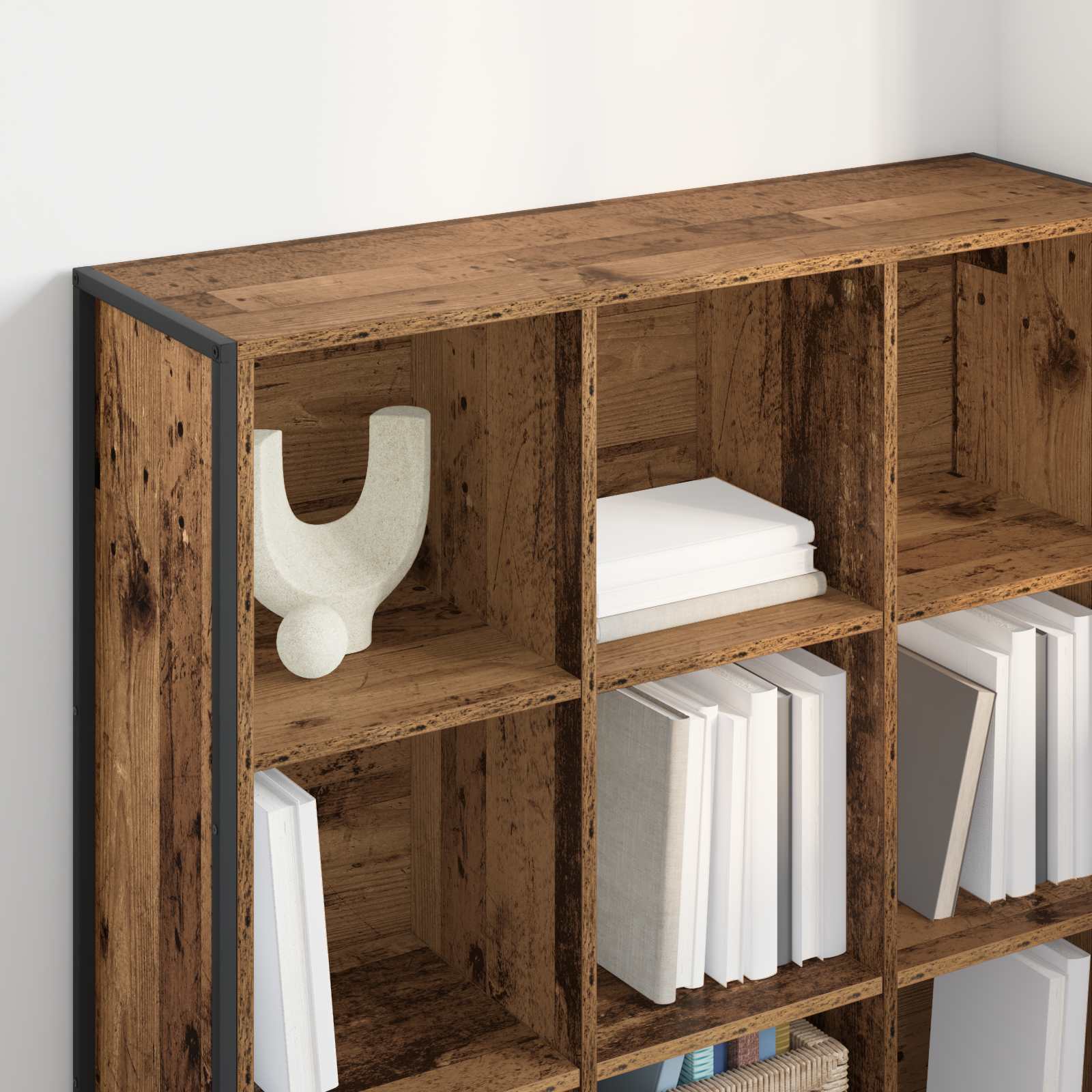 Bibliothèque Bois Ancien 99,5 x 30 x 108,5 cm Bois d'ingénierie - XIOS