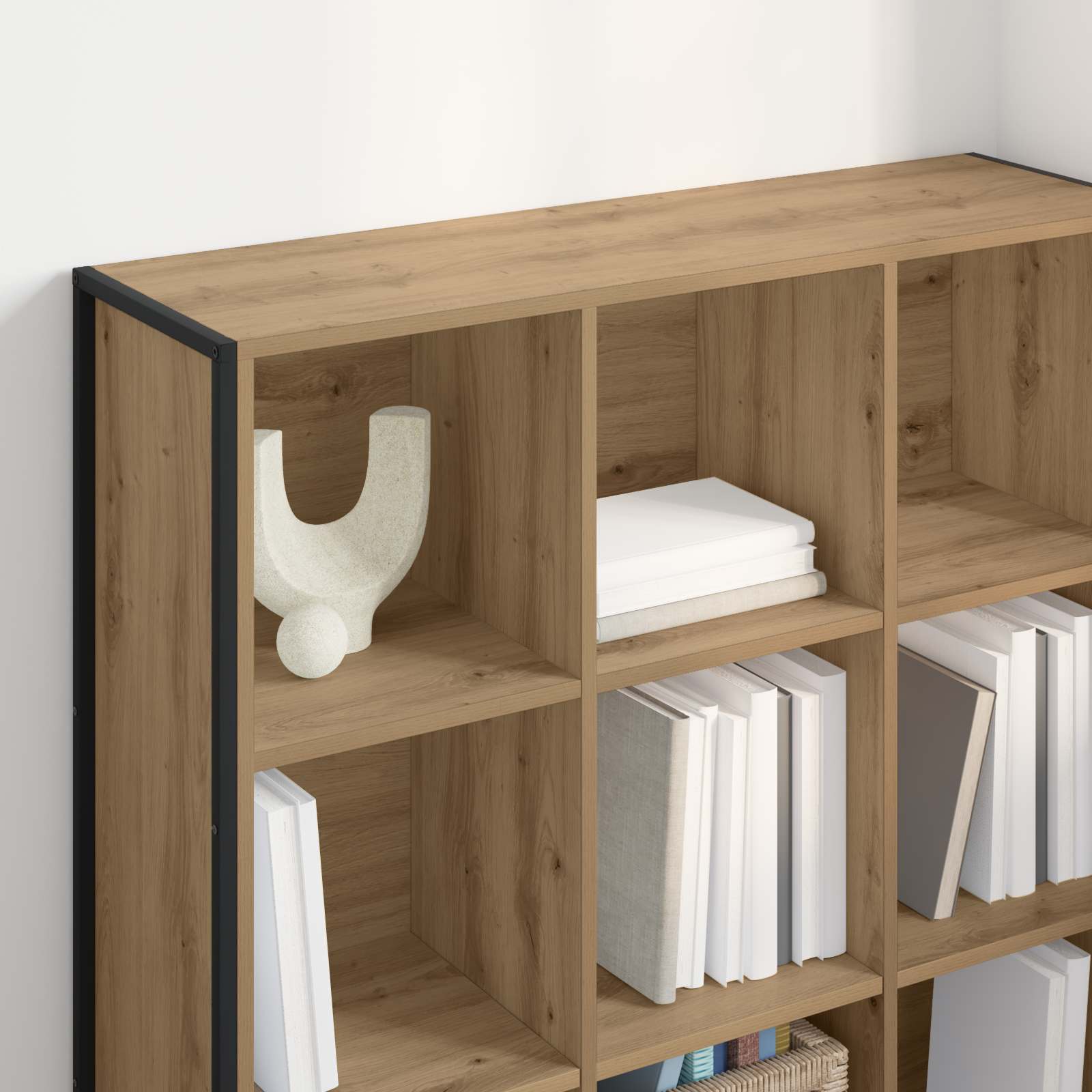 Bibliothèque Chêne artisan 99,5 x 30 x 108,5 cm - XIOS