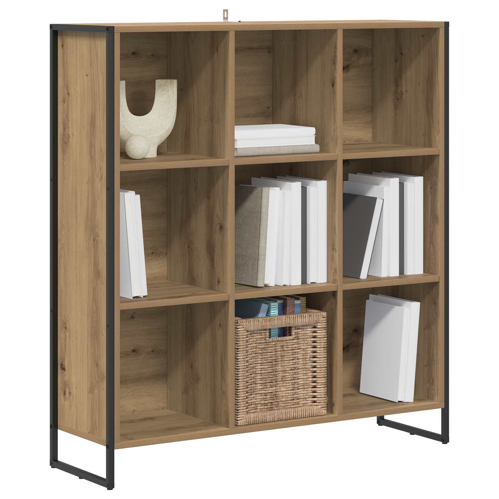 Bibliothèque Chêne artisan 99,5 x 30 x 108,5 cm - XIOS