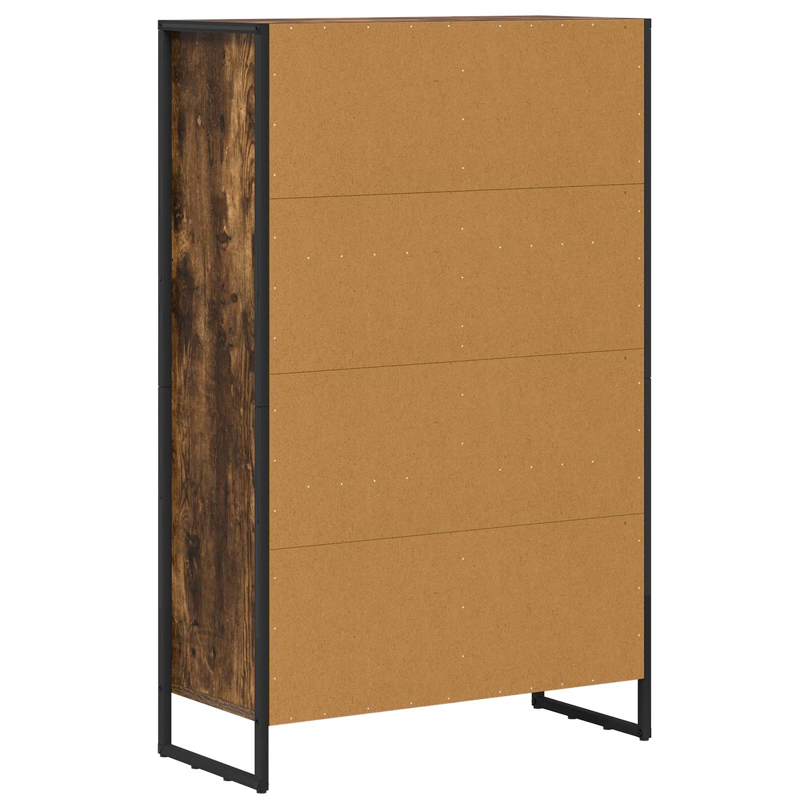 Bibliothèque Chêne Fumé 99,5 x 30 x 108,5 cm Bois d'ingénierie - XIOS