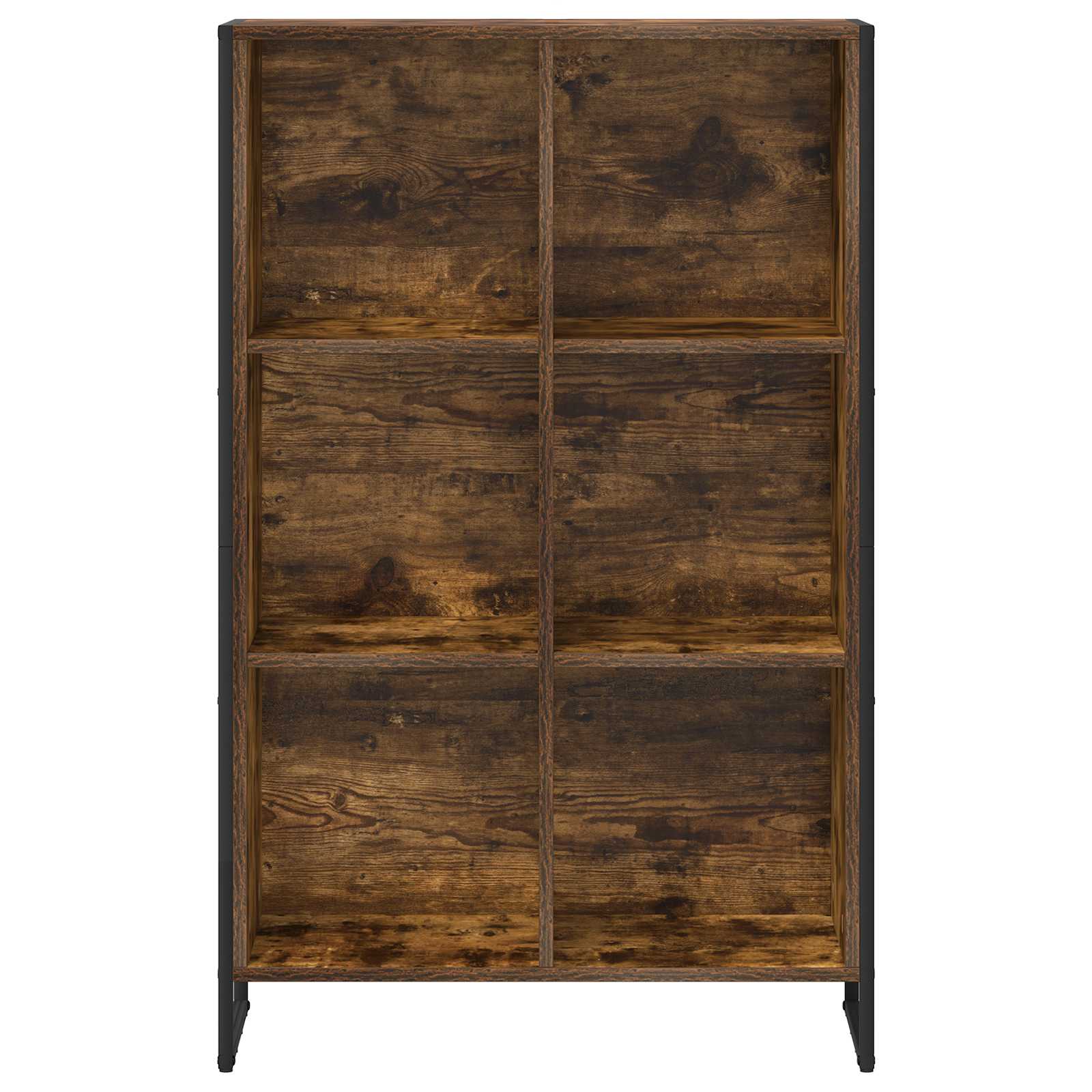 Bibliothèque Chêne Fumé 99,5 x 30 x 108,5 cm Bois d'ingénierie - XIOS