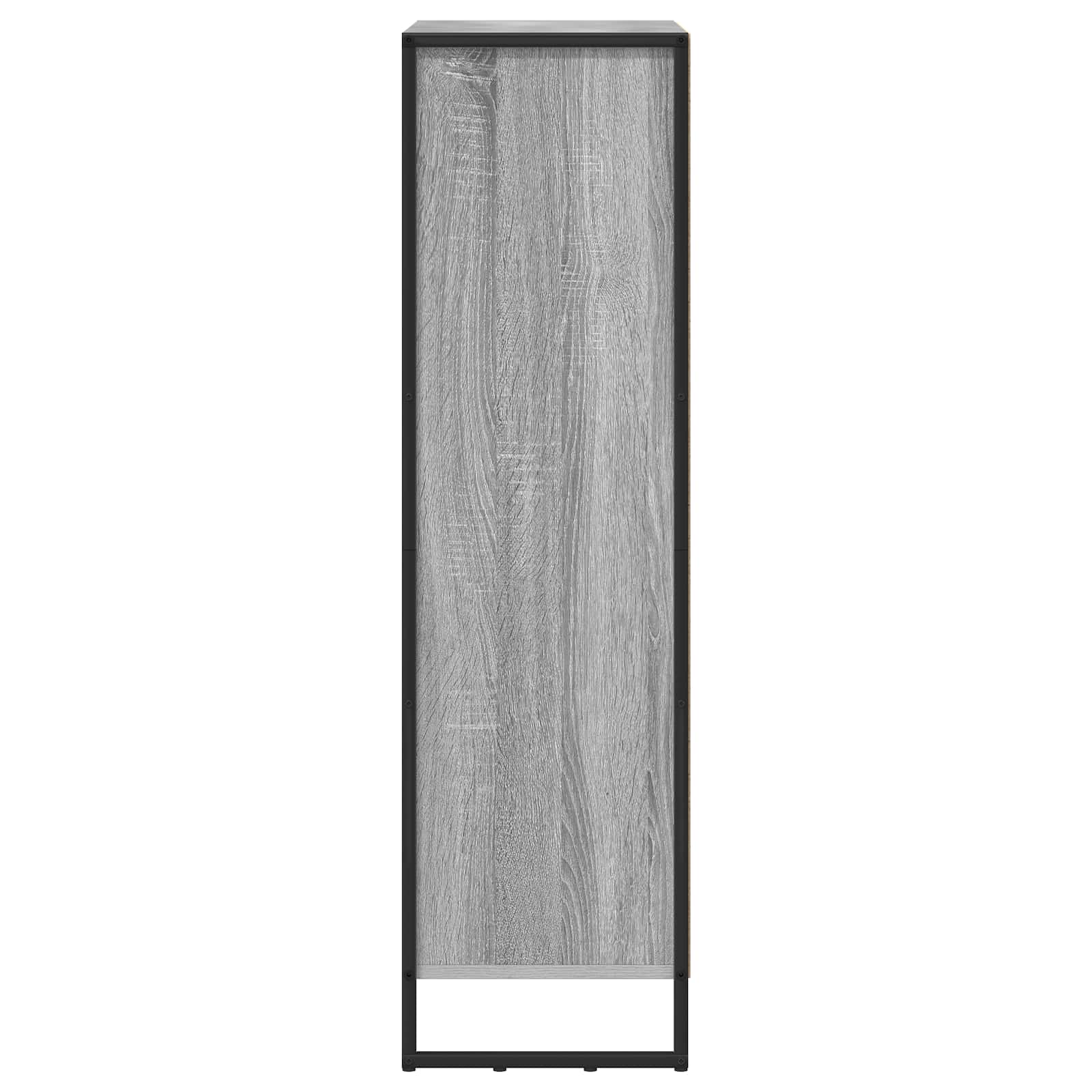 Bibliothèque Gris Sonoma 99,5 x 30 x 108,5 cm Bois d'ingénierie - XIOS
