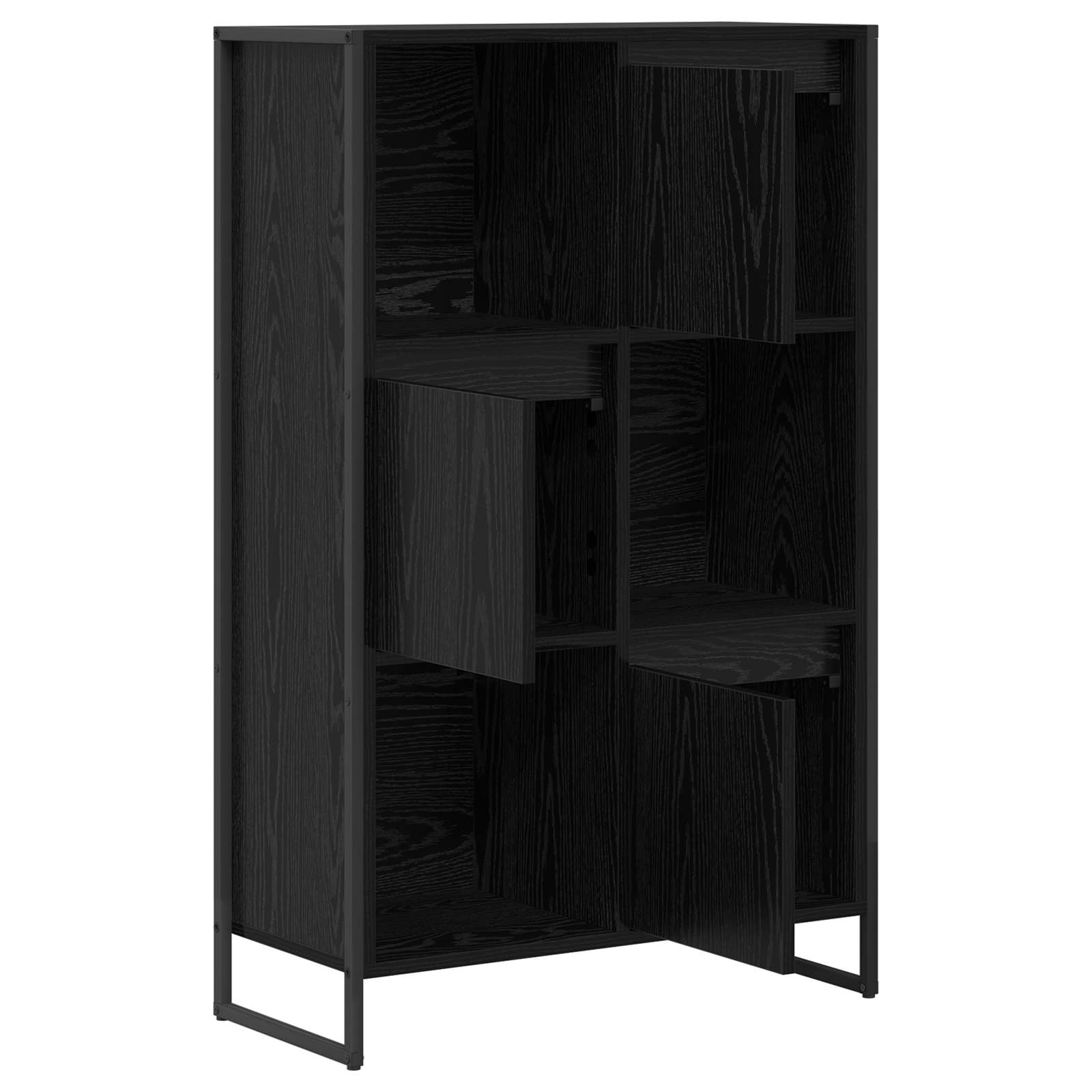 Bibliothèque Chêne noir 68 x 30 x 108.5 cm Bois d'ingénierie - XIOS