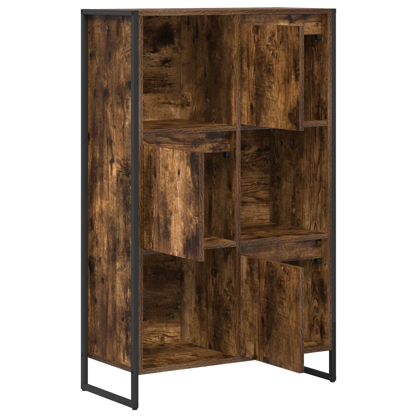 Bibliothèque Chêne Fumé 68 x 30 x 108.5 cm Bois d'ingénierie - XIOS