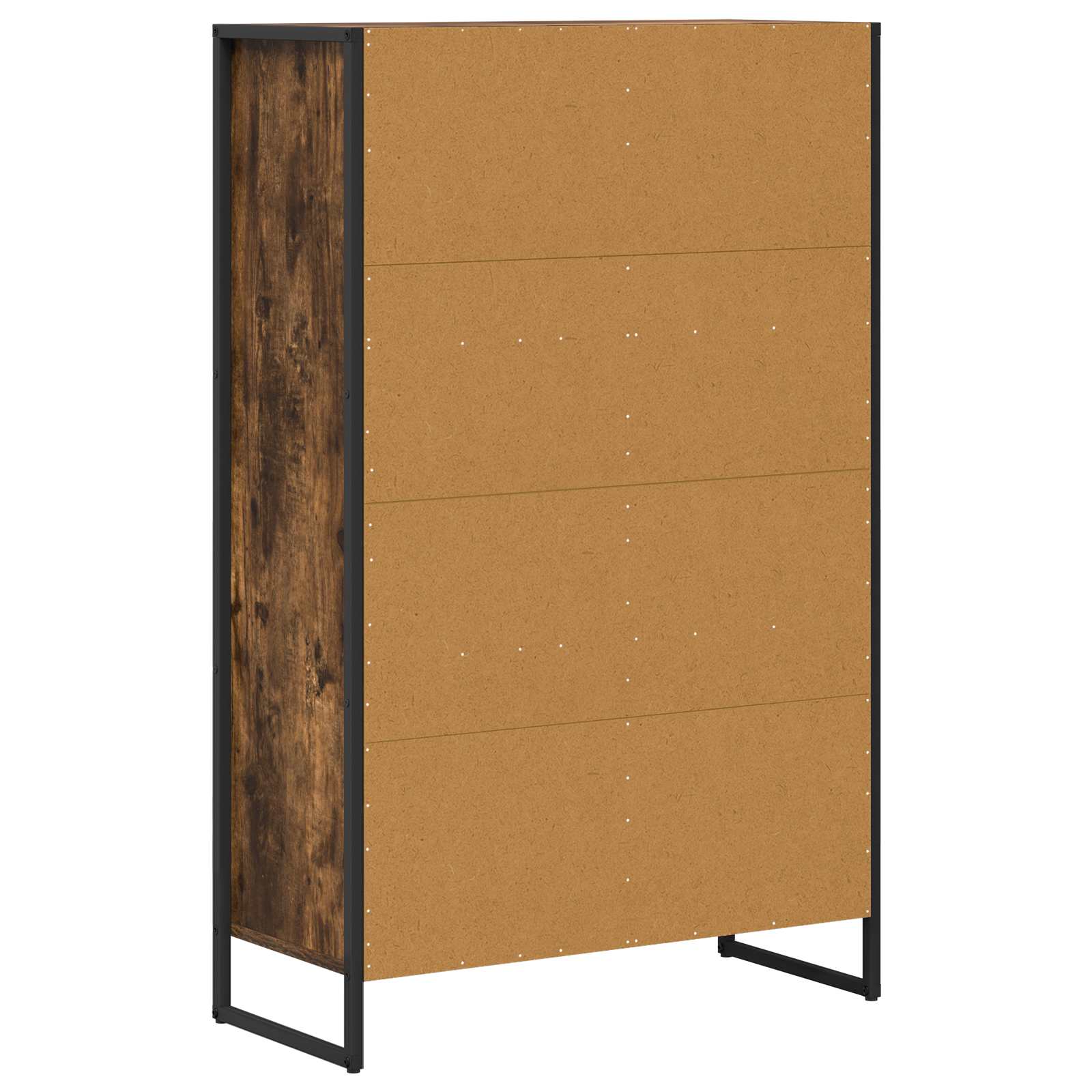 Bibliothèque Chêne Fumé 68 x 30 x 108.5 cm Bois d'ingénierie - XIOS