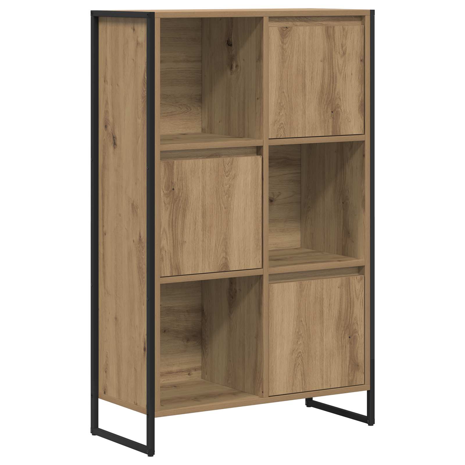 Bibliothèque Chêne artisan 68 x 30 x 108.5 cm Bois d'ingénierie - XIOS