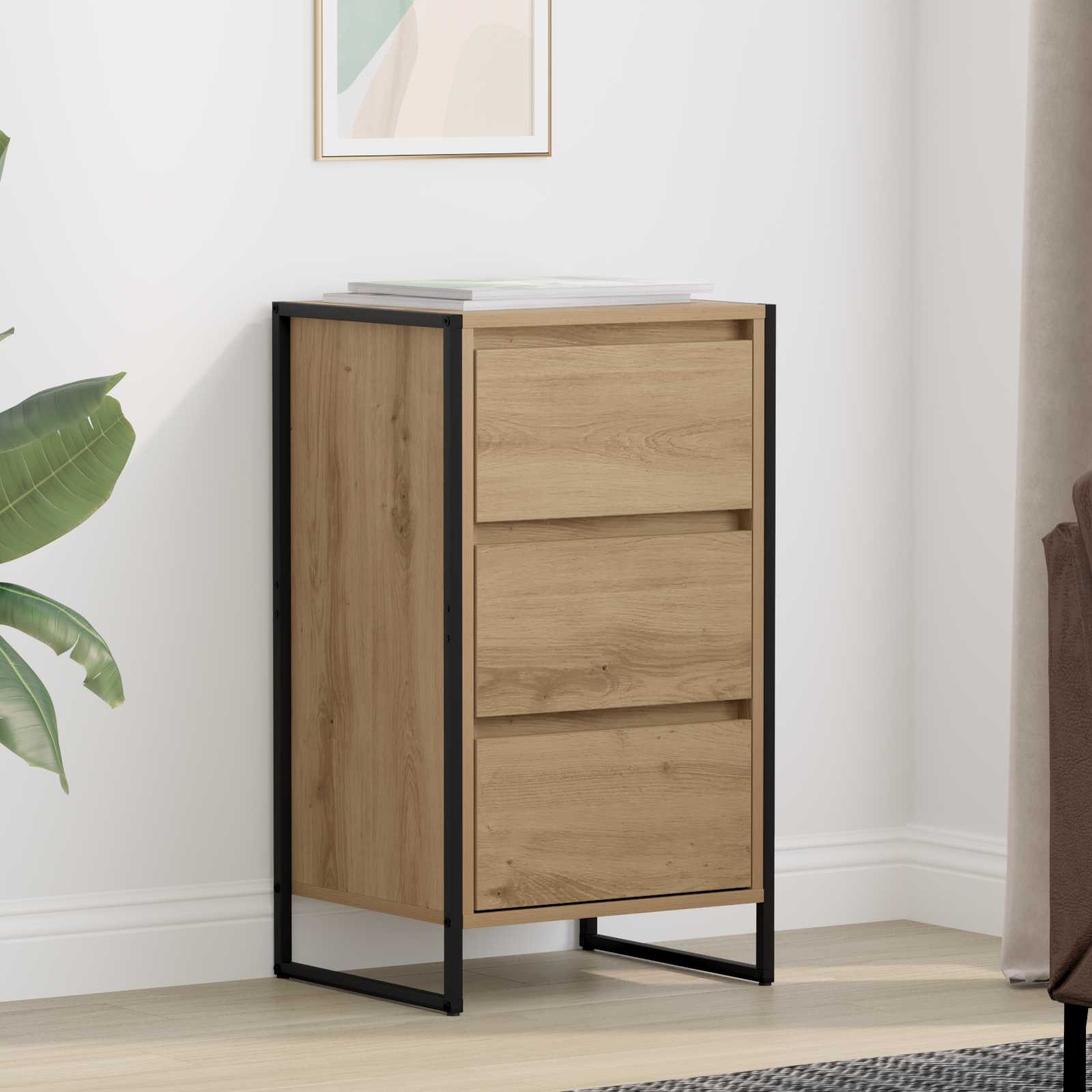 Buffet Chêne artisan 42 x 36 x 75.5 cm Bois d'ingénierie - XIOS