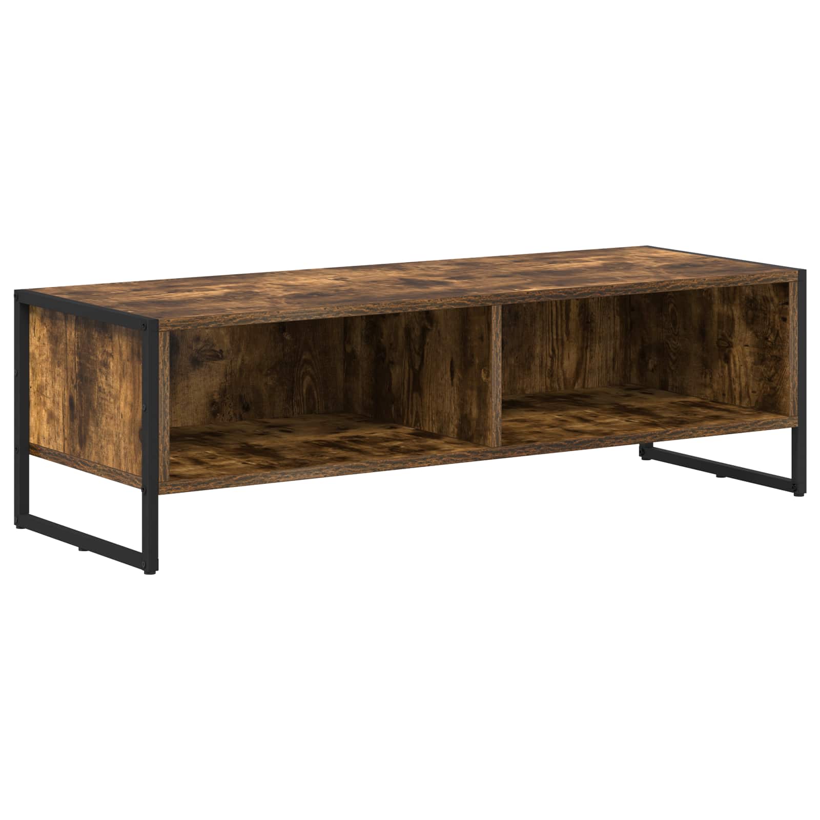 Meuble TV 100 x 36,5 x 30,5 cm Chêne Fumé Bois d'ingénierie - XIOS