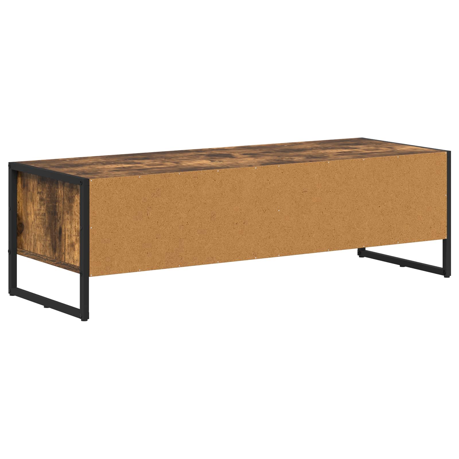 Meuble TV 100 x 36,5 x 30,5 cm Chêne Fumé Bois d'ingénierie - XIOS
