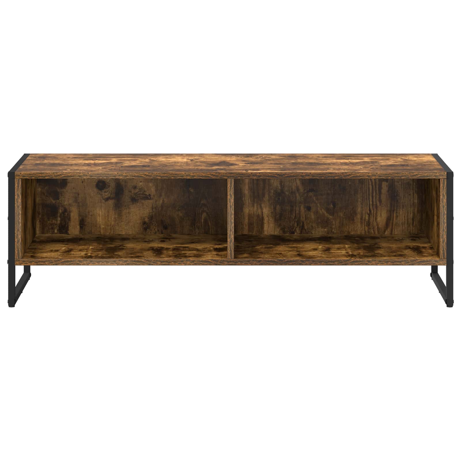 Meuble TV 100 x 36,5 x 30,5 cm Chêne Fumé Bois d'ingénierie - XIOS