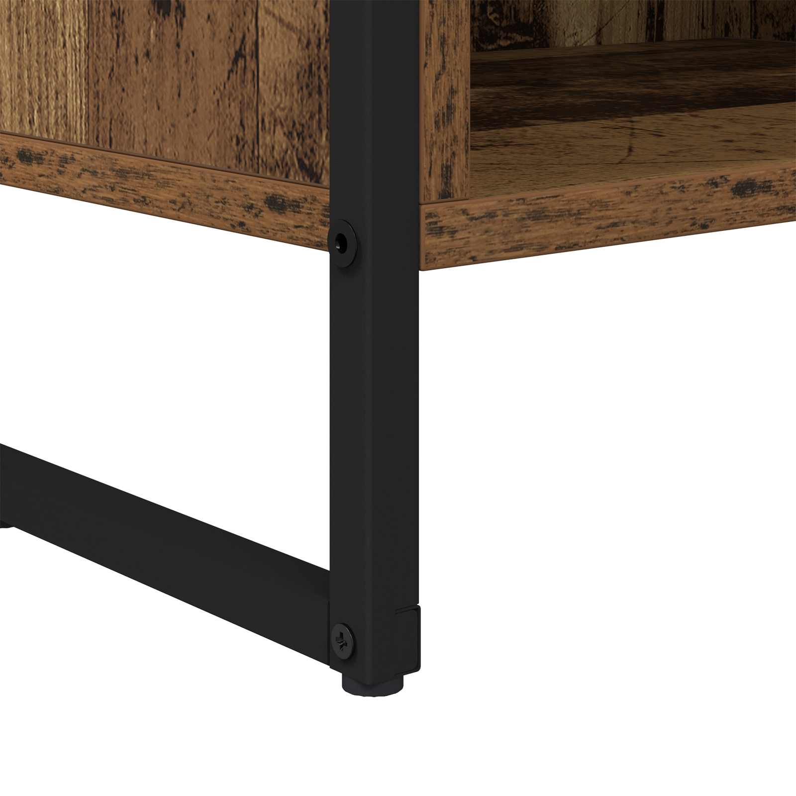 Meuble TV 100 x 36,5 x 30,5 cm Bois Ancien Bois d'ingénierie - XIOS